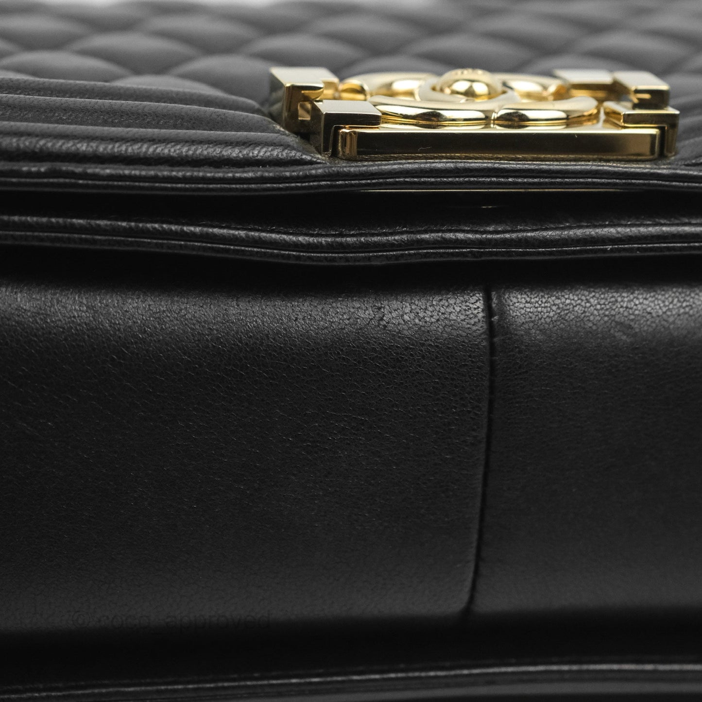 Chanel Quilted Medium Boy Black Gold Hardware