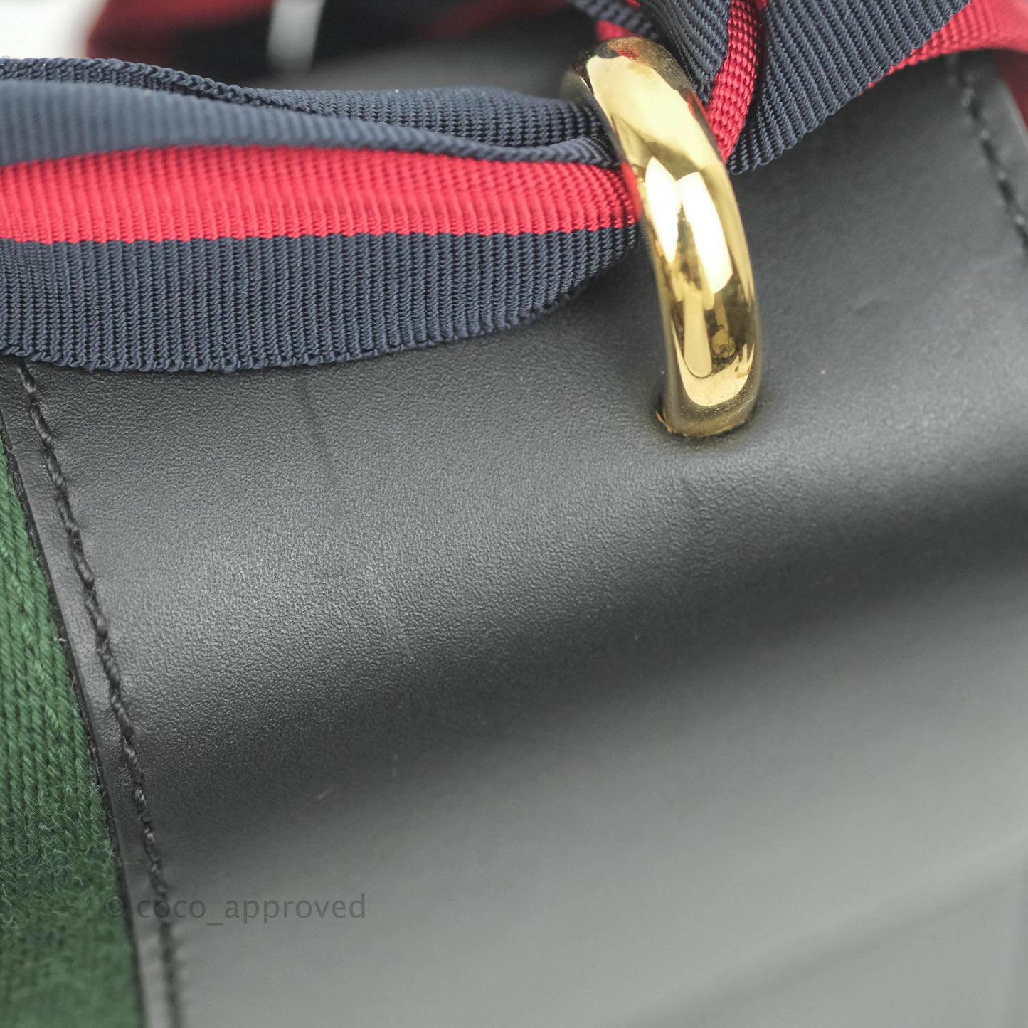 Gucci Calfskin Small Sylvie Shoulder Bag Black