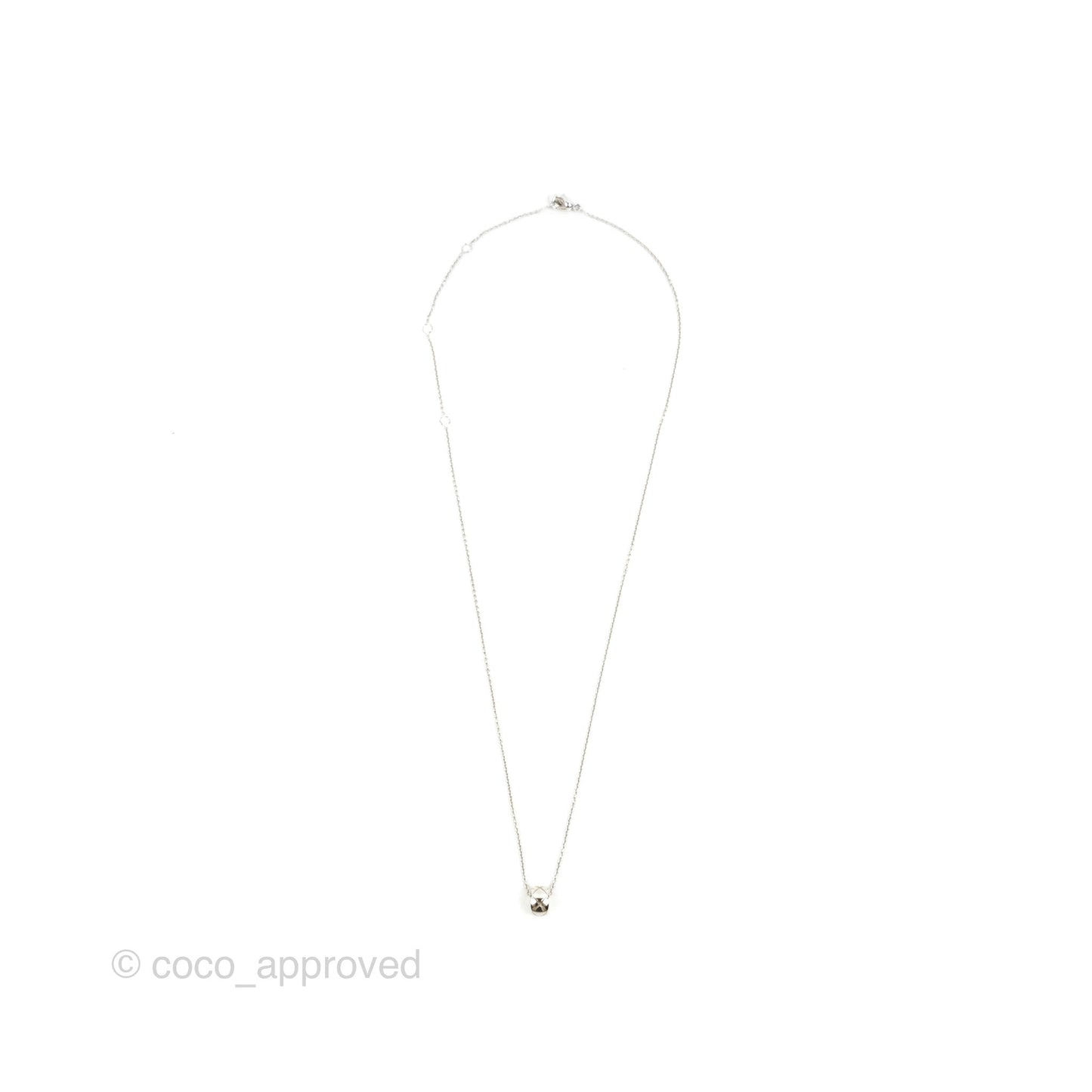 Chanel Coco Crush Necklace 18K White Gold