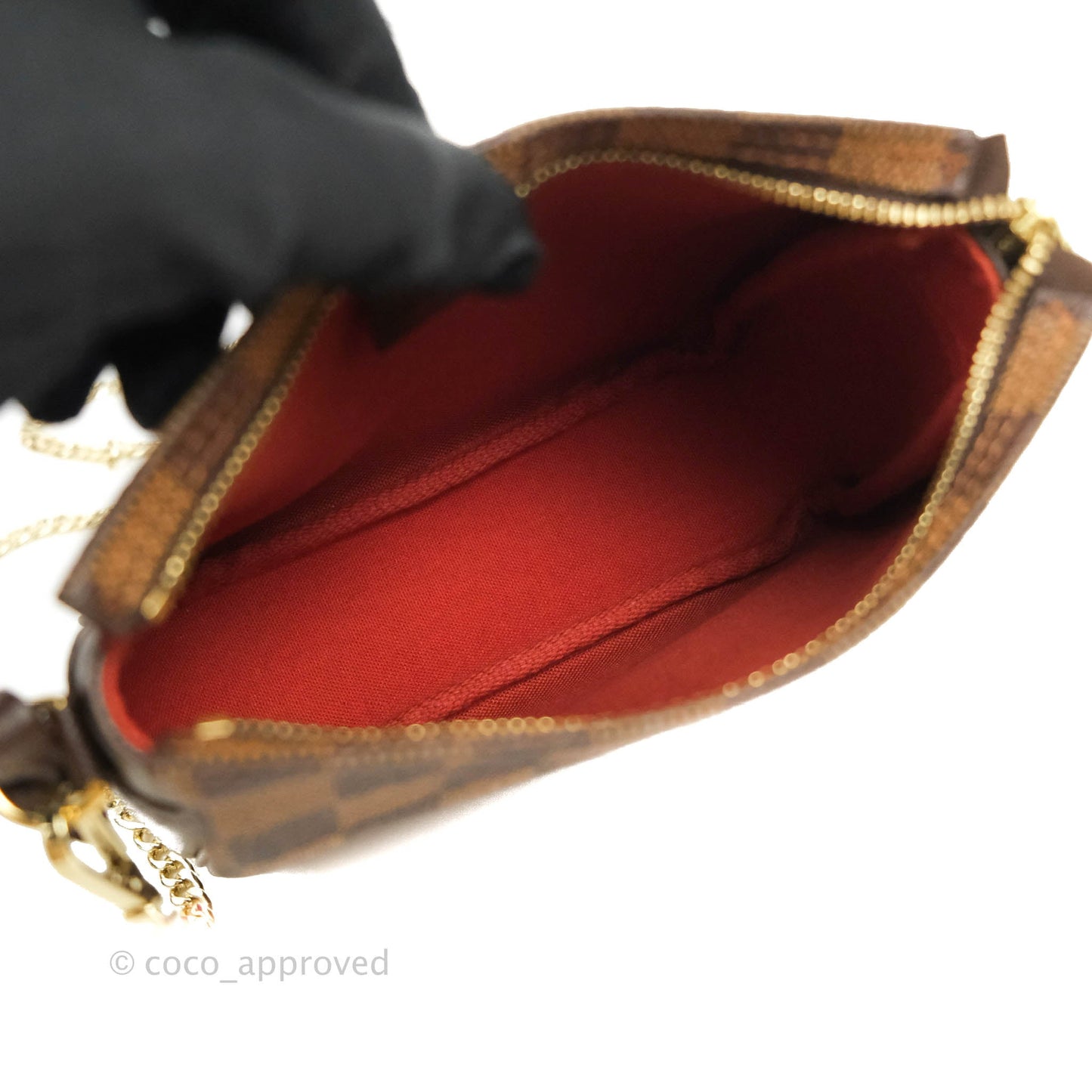 Louis Vuitton Trousse Make Up Pochette Damier Ebene