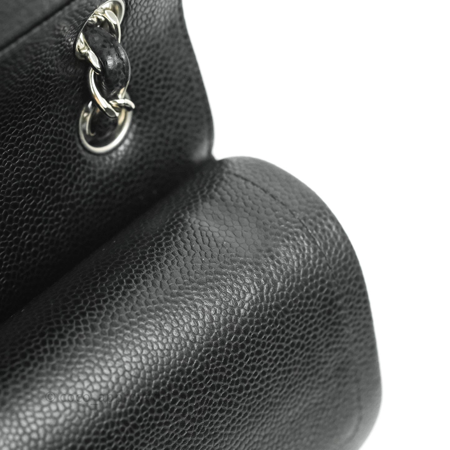 Chanel Jumbo Double Flap Black Caviar Silver Hardware⁣⁣