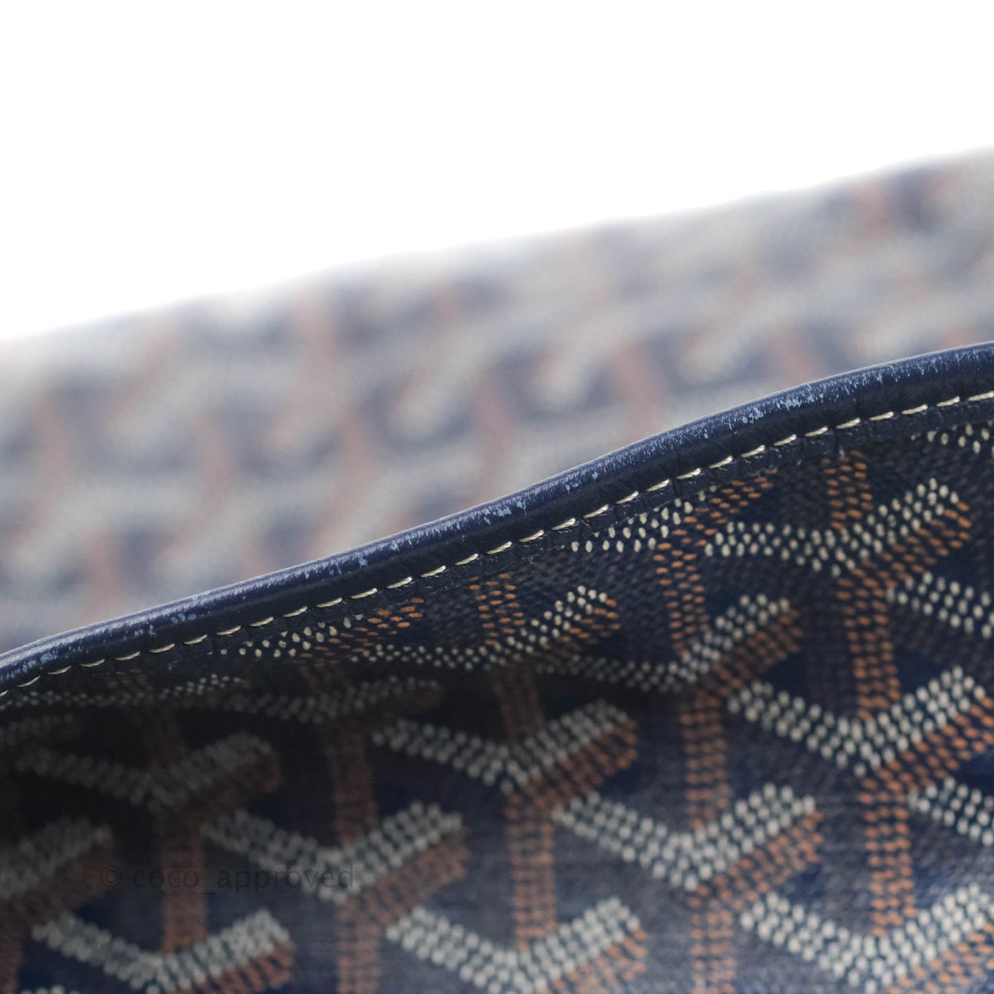 Goyard St. Louis Tote GM Navy