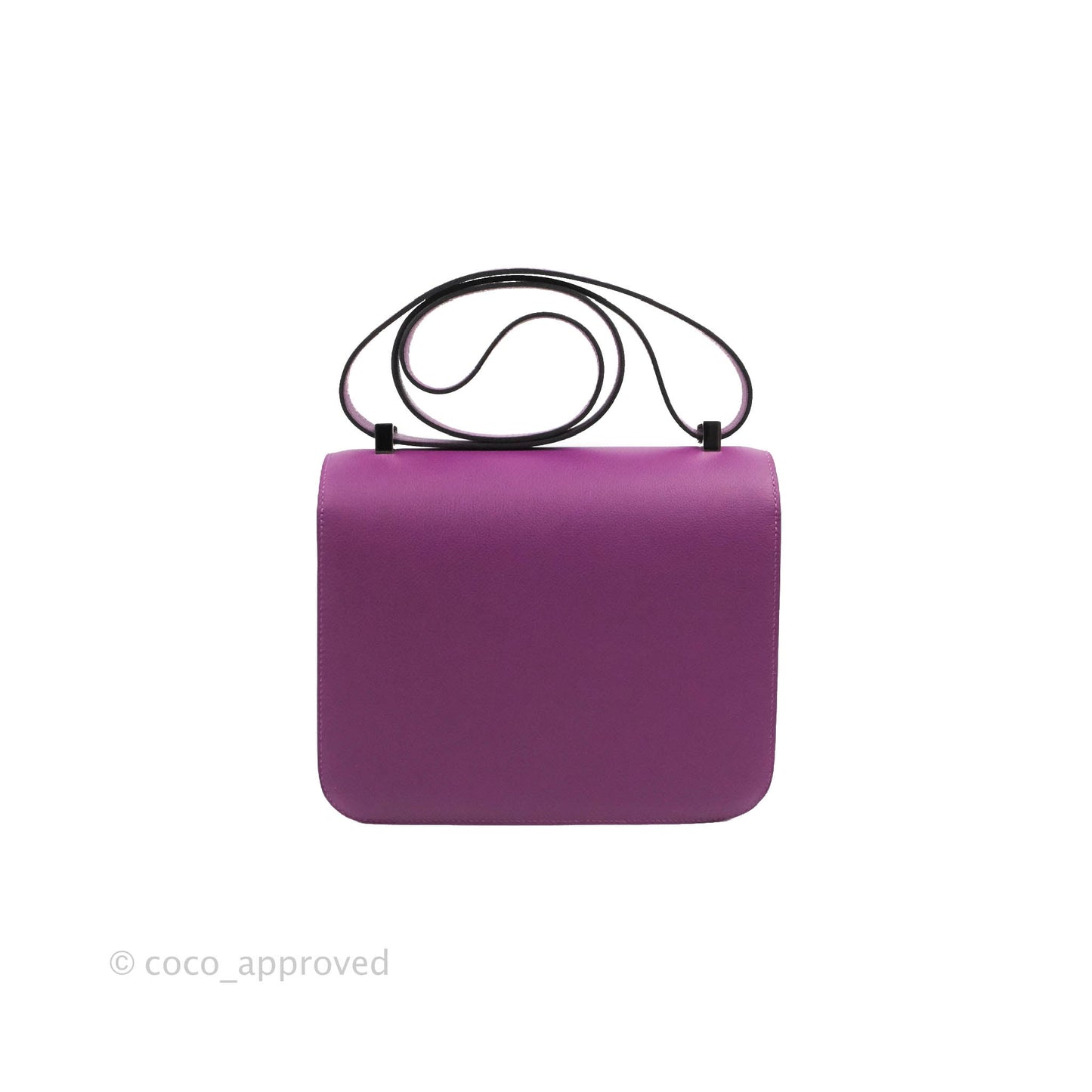 Hermès Constance 24 Anemone Evercolor Palladium Hardware