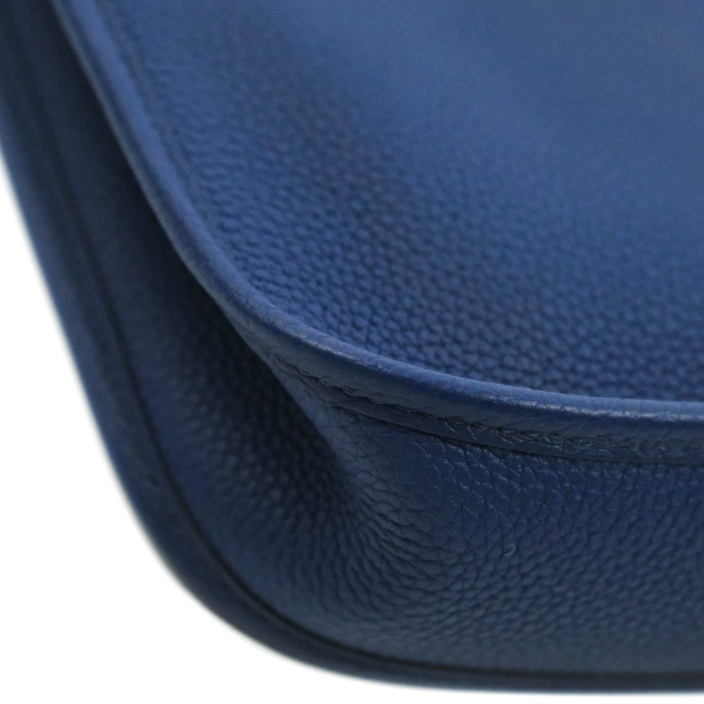 Hermès Mini Evelyne 16 Bleu Saphir/Bleu Indigo Taurillon Maurice Gold Hardware