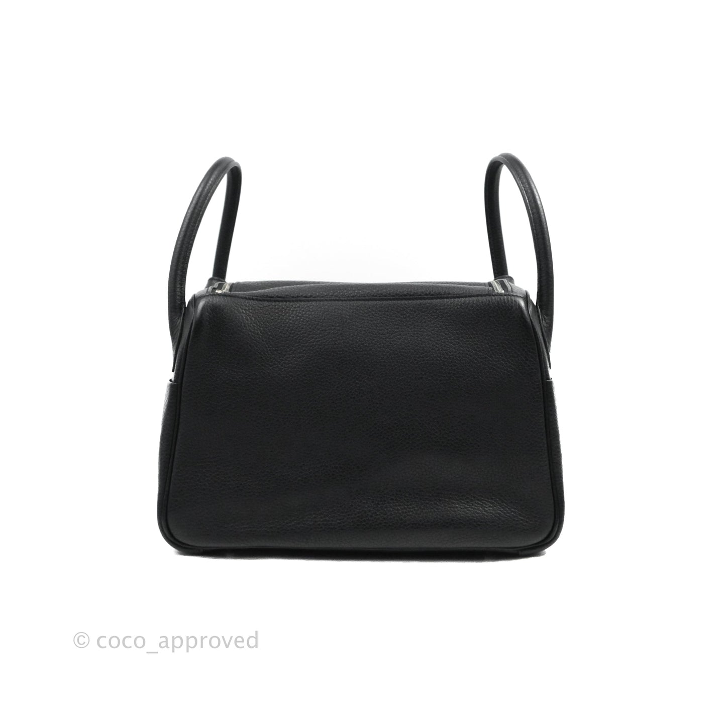 Hermès Lindy 30 Black Clemence Palladium Hardware