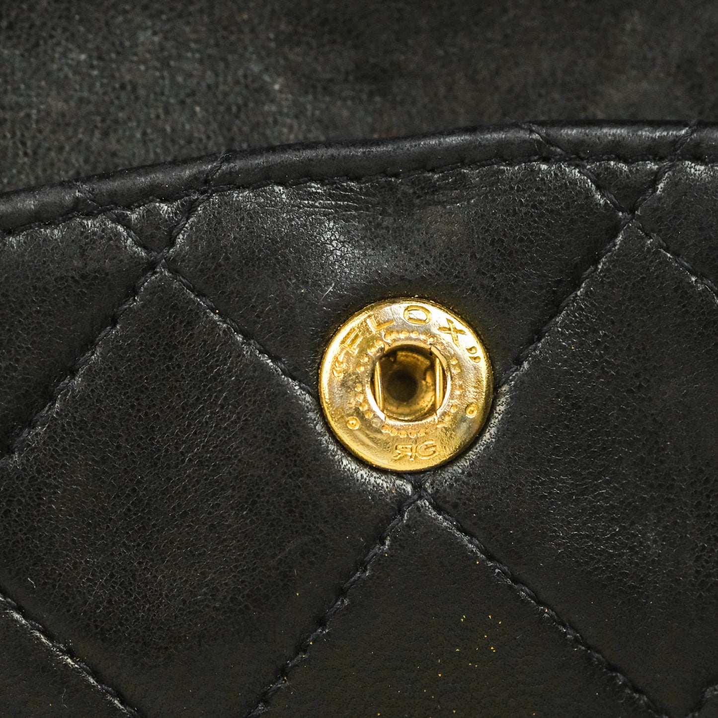 Chanel Classic Vintage Small Flap Black Lambskin 24K Gold Hardware