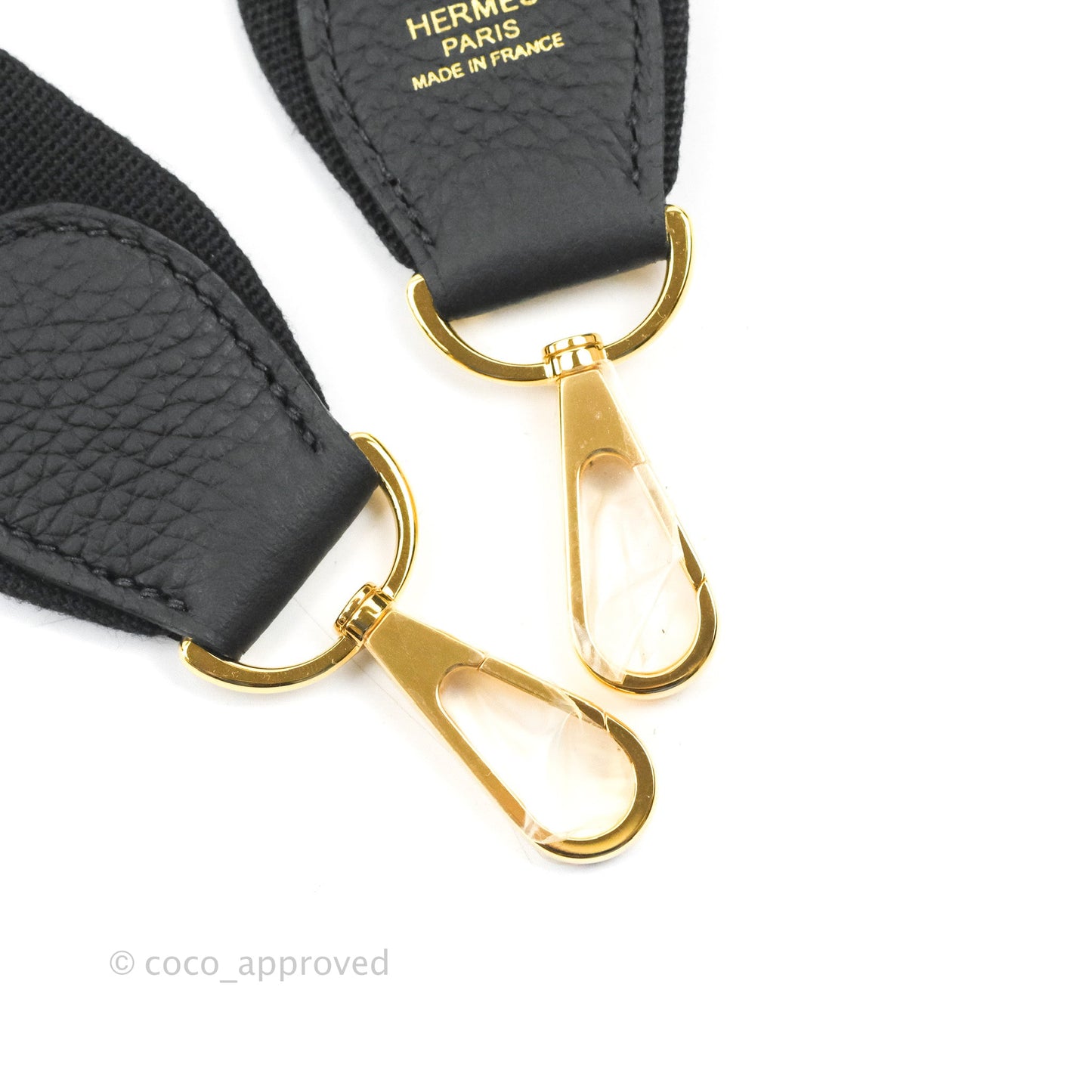 Hermes Evelyne III 29 Black Clemence Gold Hardware