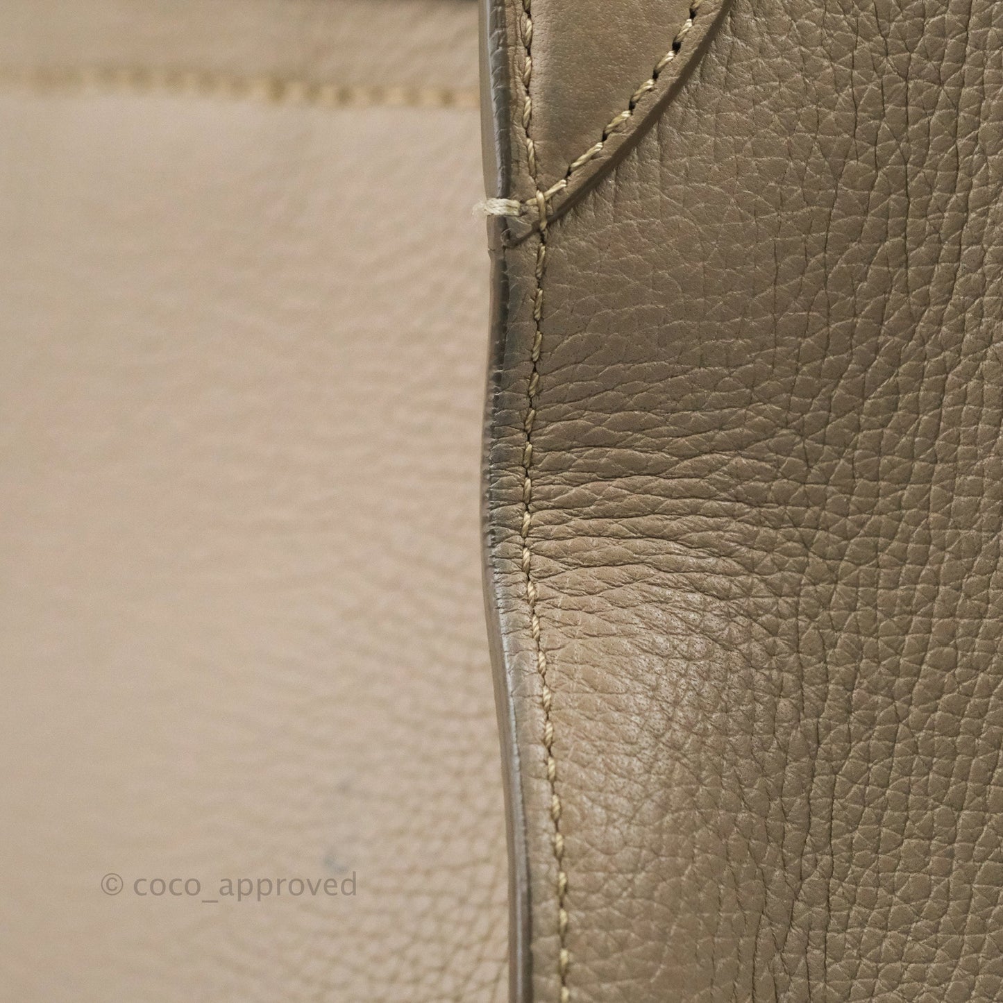 Celine Small Big Bag Light Taupe Supple Grained Leather Silver Hardware