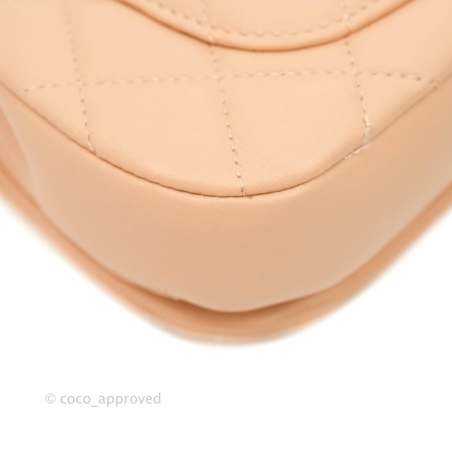 Chanel Clutch with Chain Beige Calfskin Aged Gold Hardware 21B