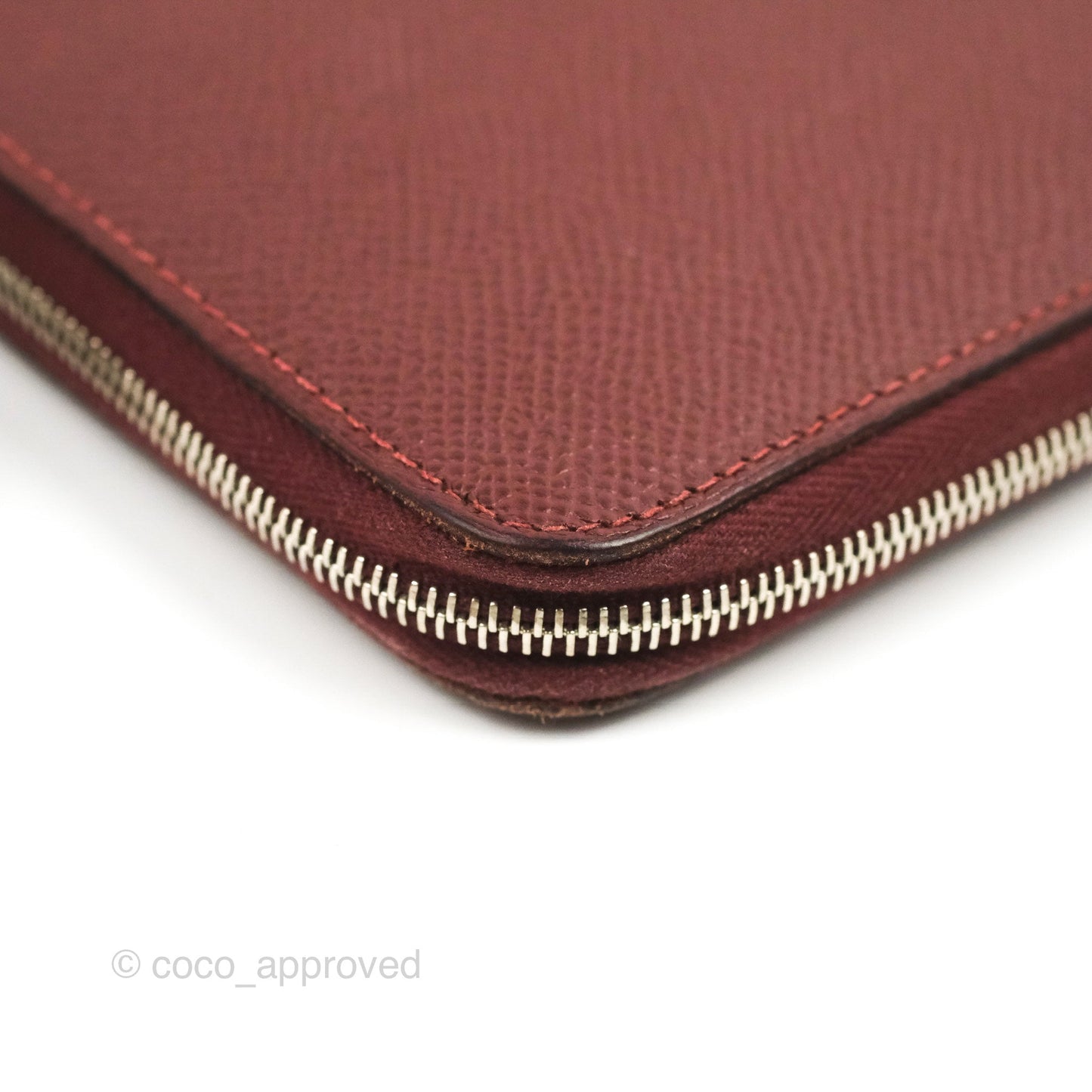 Hermès Silk'In Classique Long Wallet Rouge H Epsom