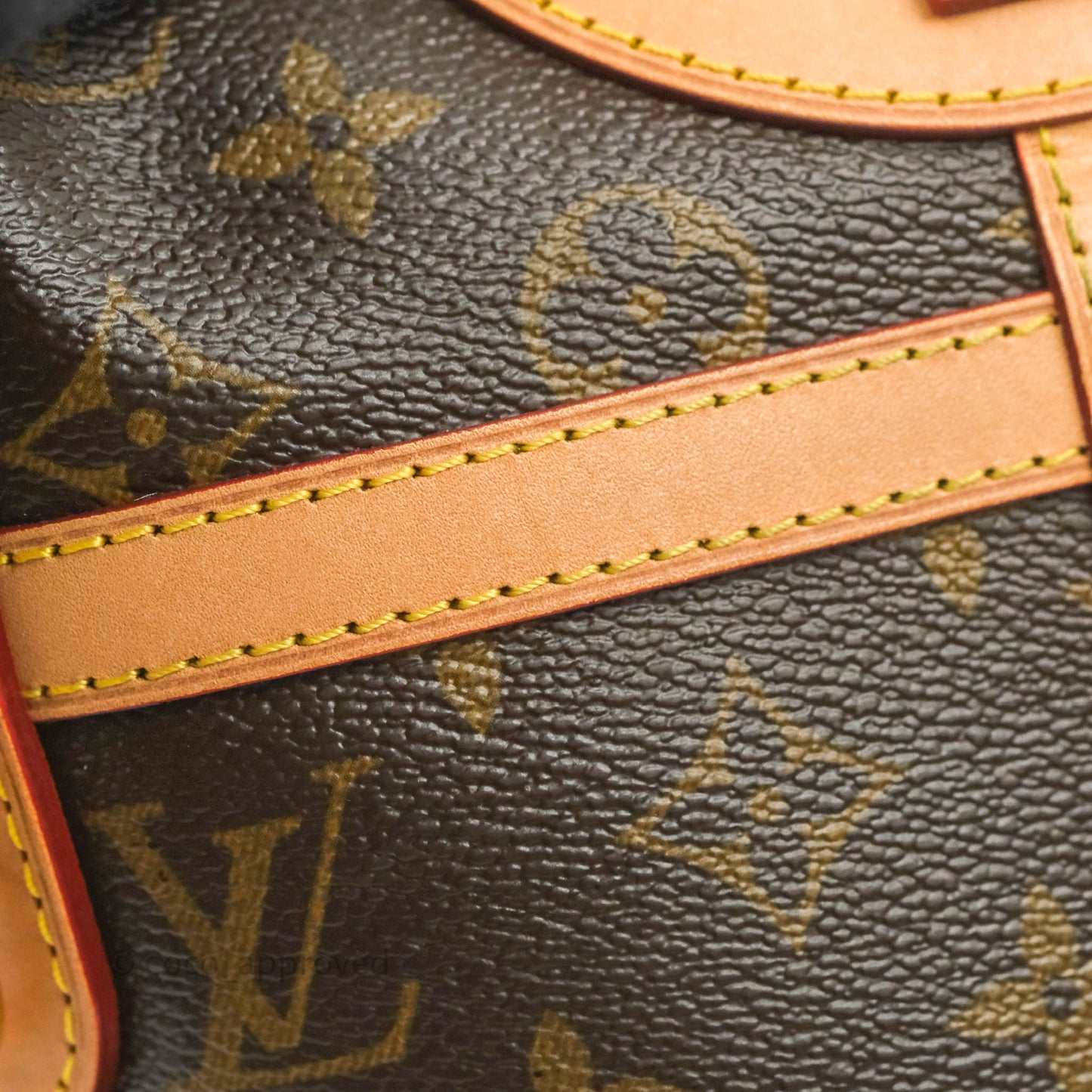 Louis Vuitton Duffle Bucket Bag Monogram Canvas