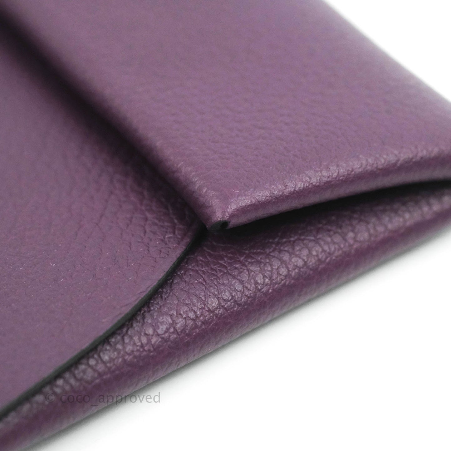 Hermès Bastia Coin Purse Cassis