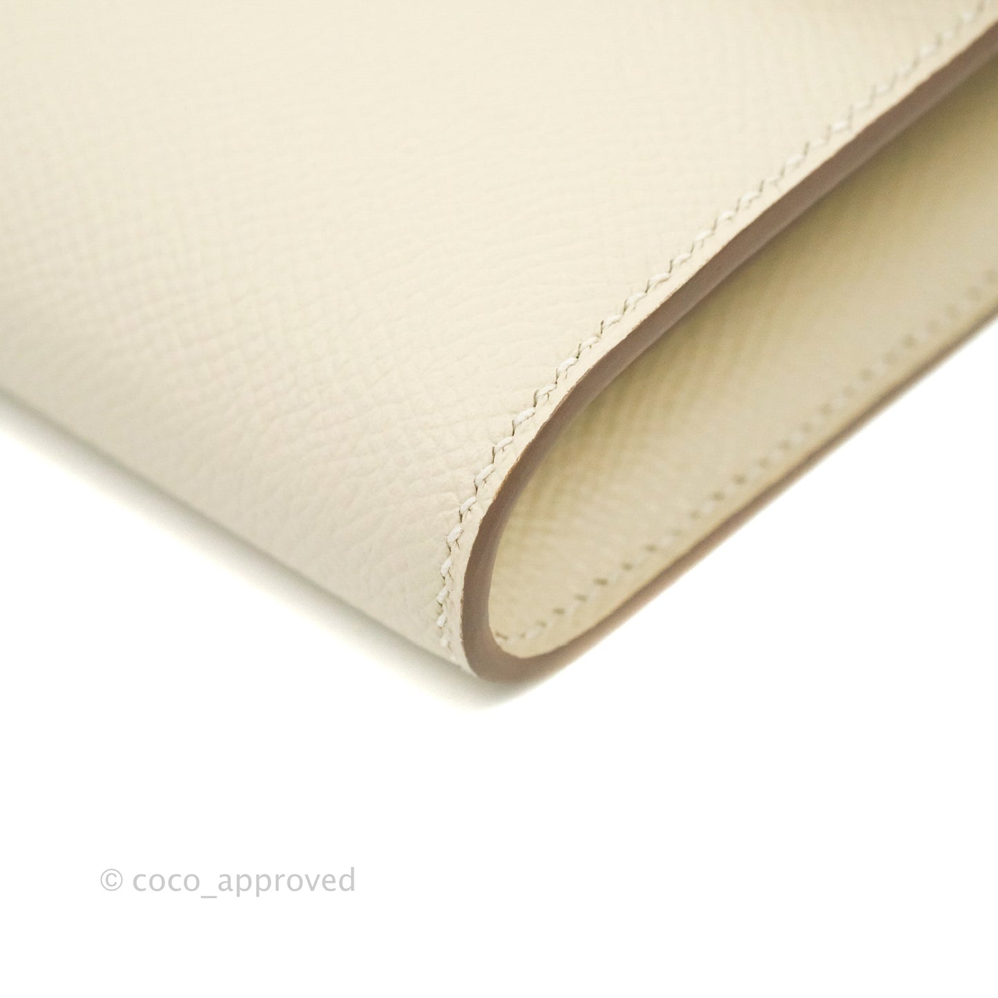 Hermès Constance Long To Go Wallet Craie Epsom Rose Gold Hardware