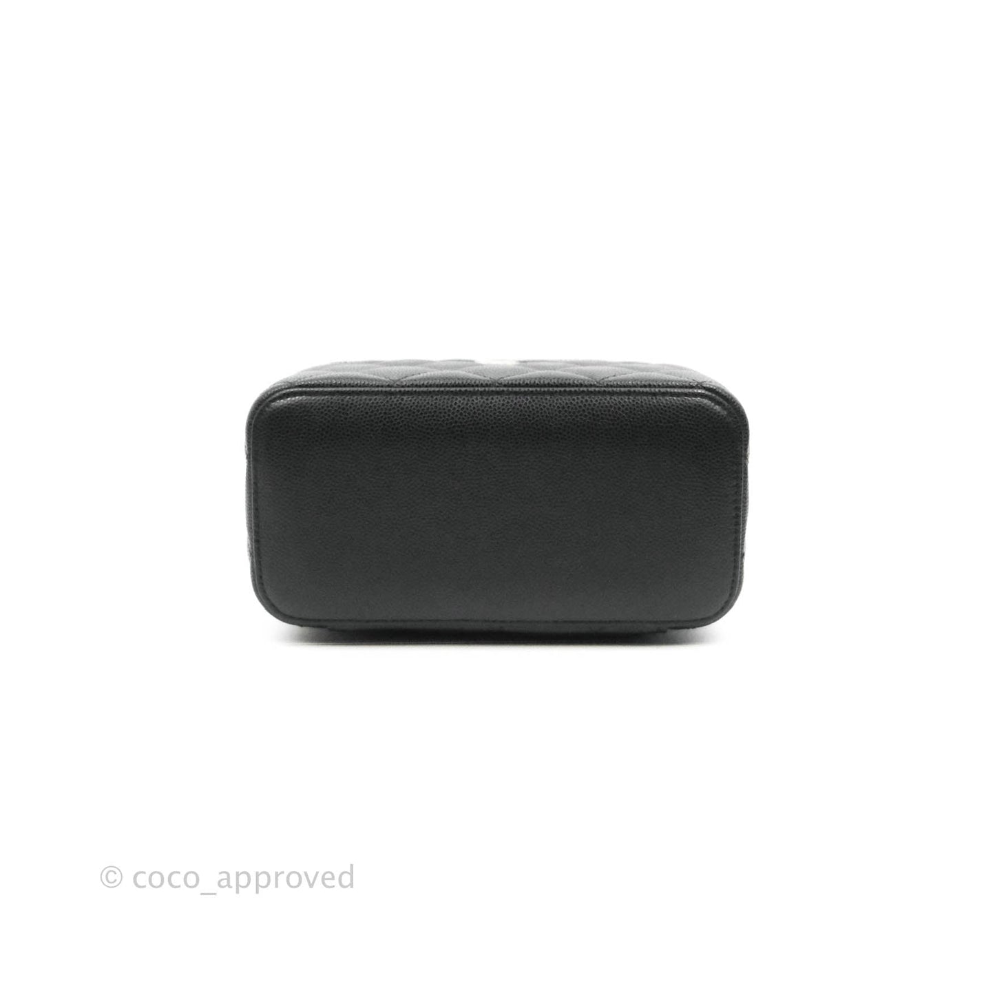 Chanel Classic Vanity Rectangular Black Caviar Gold Hardware