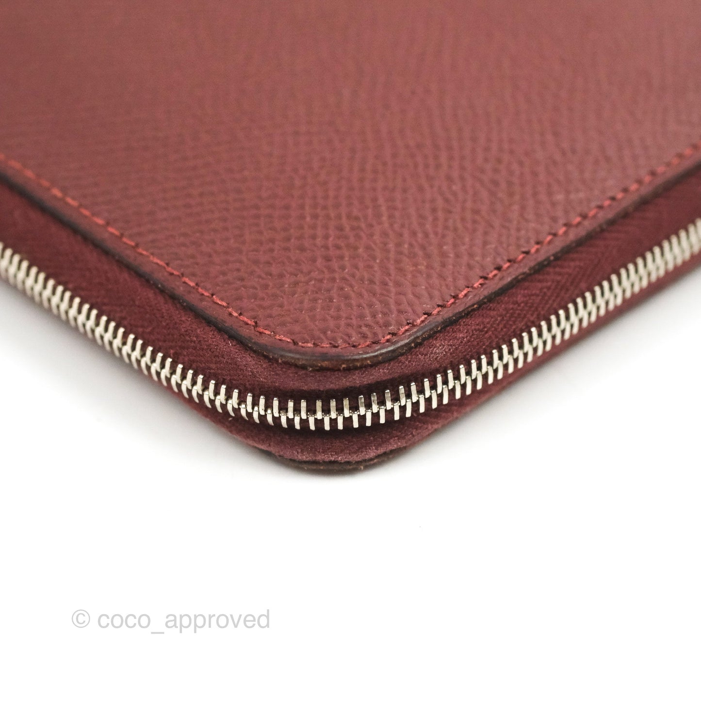 Hermès Silk'In Classique Long Wallet Rouge H Epsom