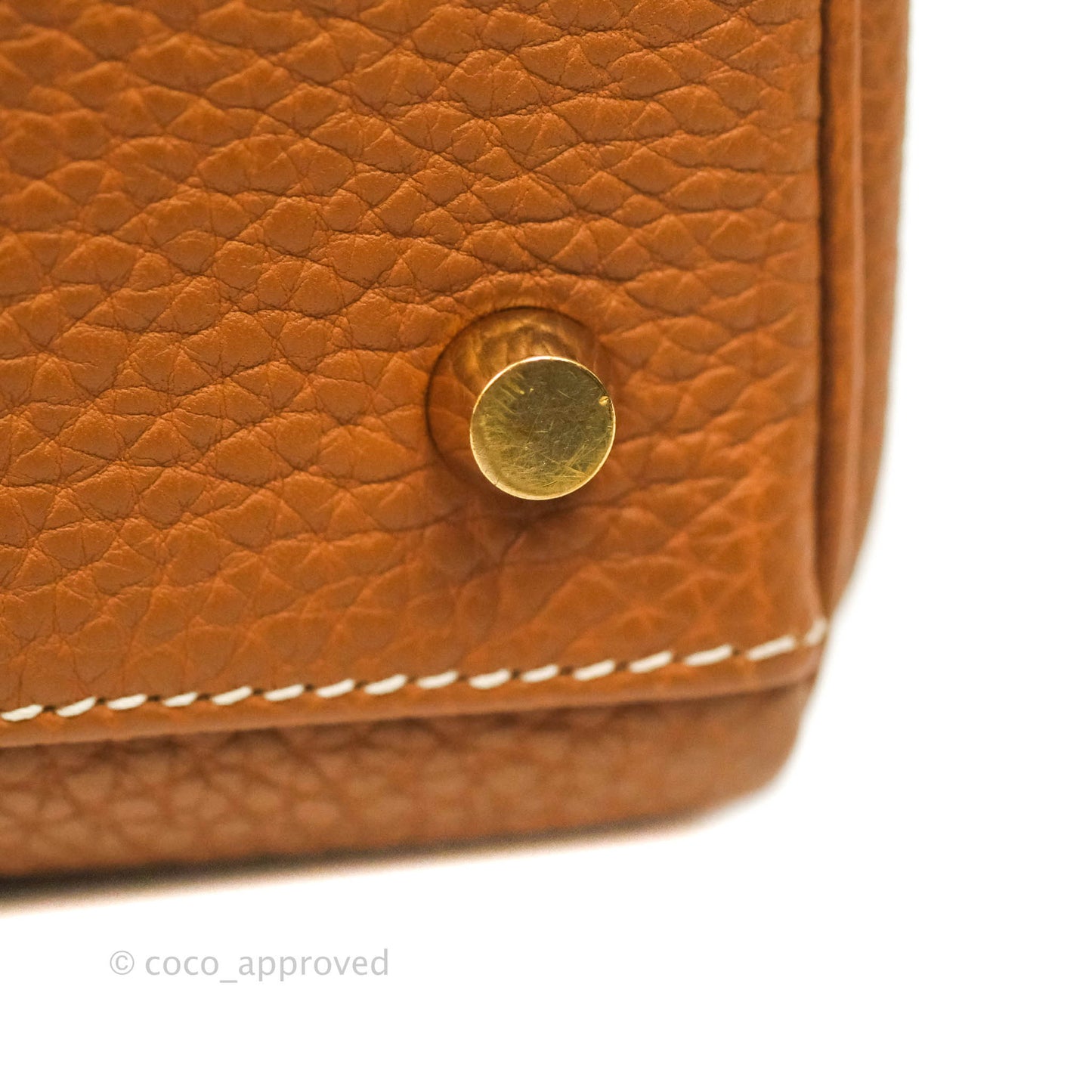 Hermès Kelly 28 Gold Clemence Gold Hardware