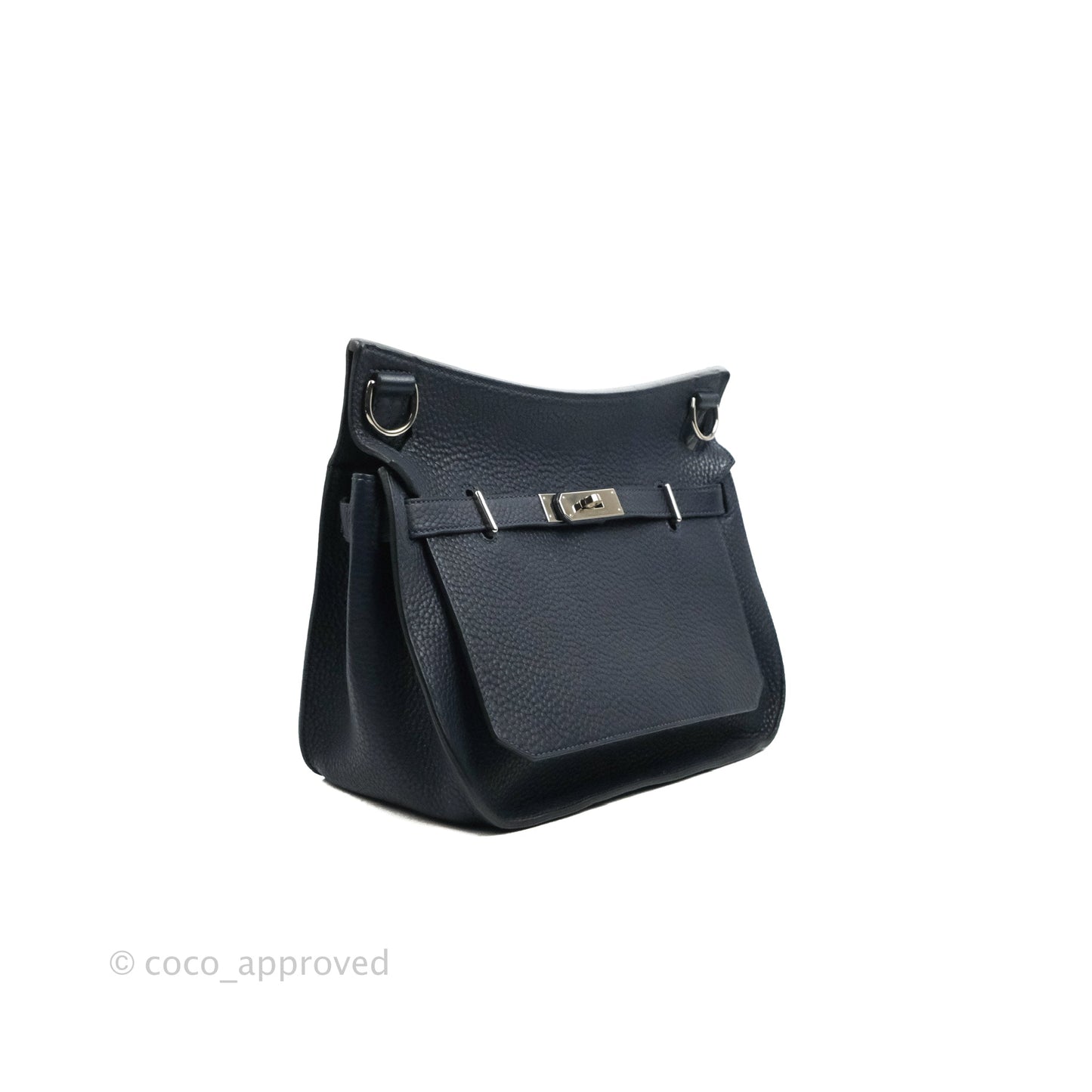 Hermes Jypsiere 28 Togo Midnight Blue Palladium Hardware