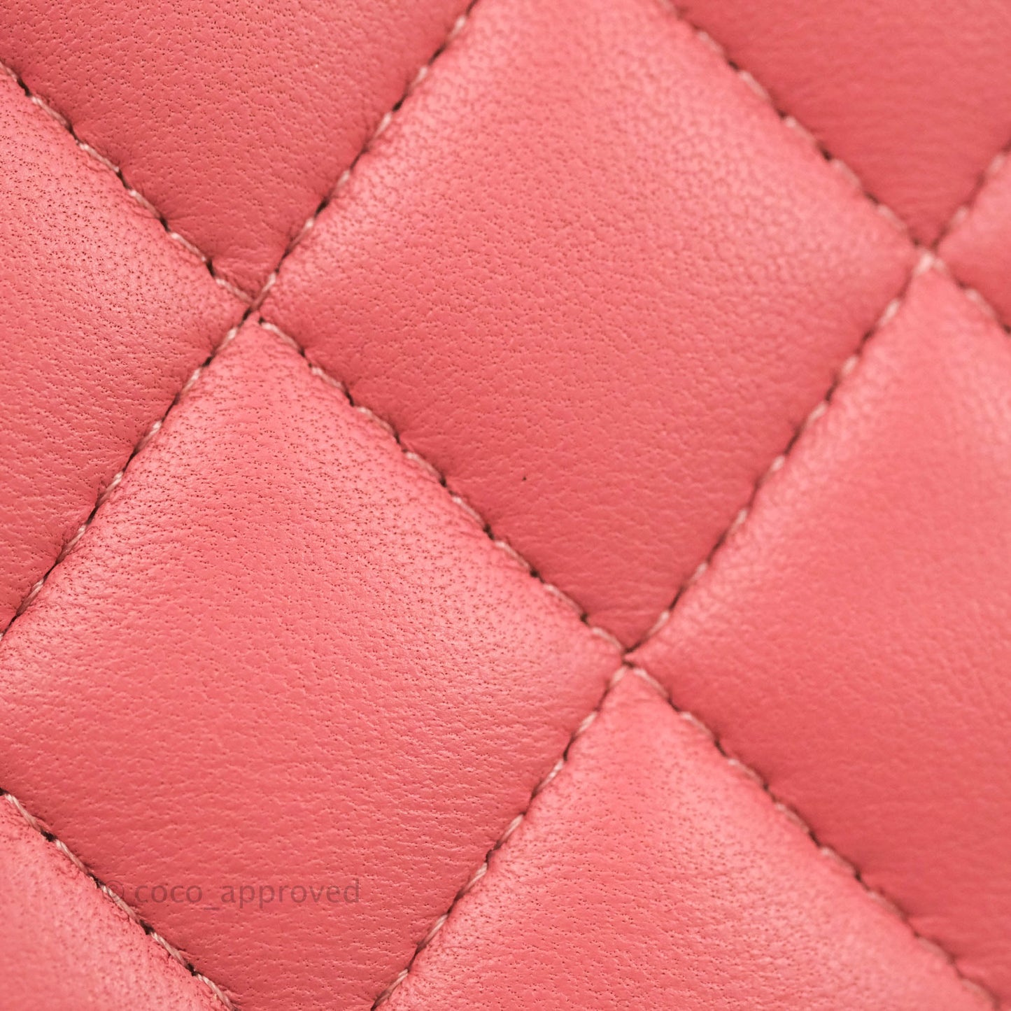 Chanel Quilted Mini Rectangular Flap Pink Lambskin Silver Hardware