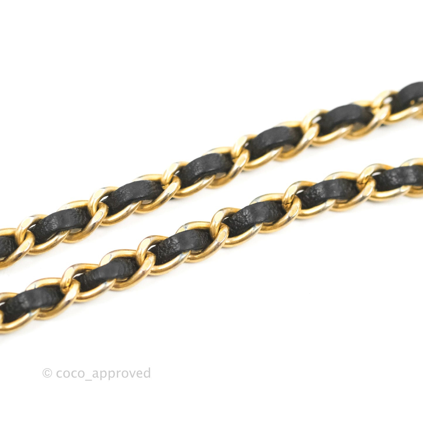 Chanel Mini Pearl Crush Clutch With Chain Belt Black Lambskin Aged Gold Hardware