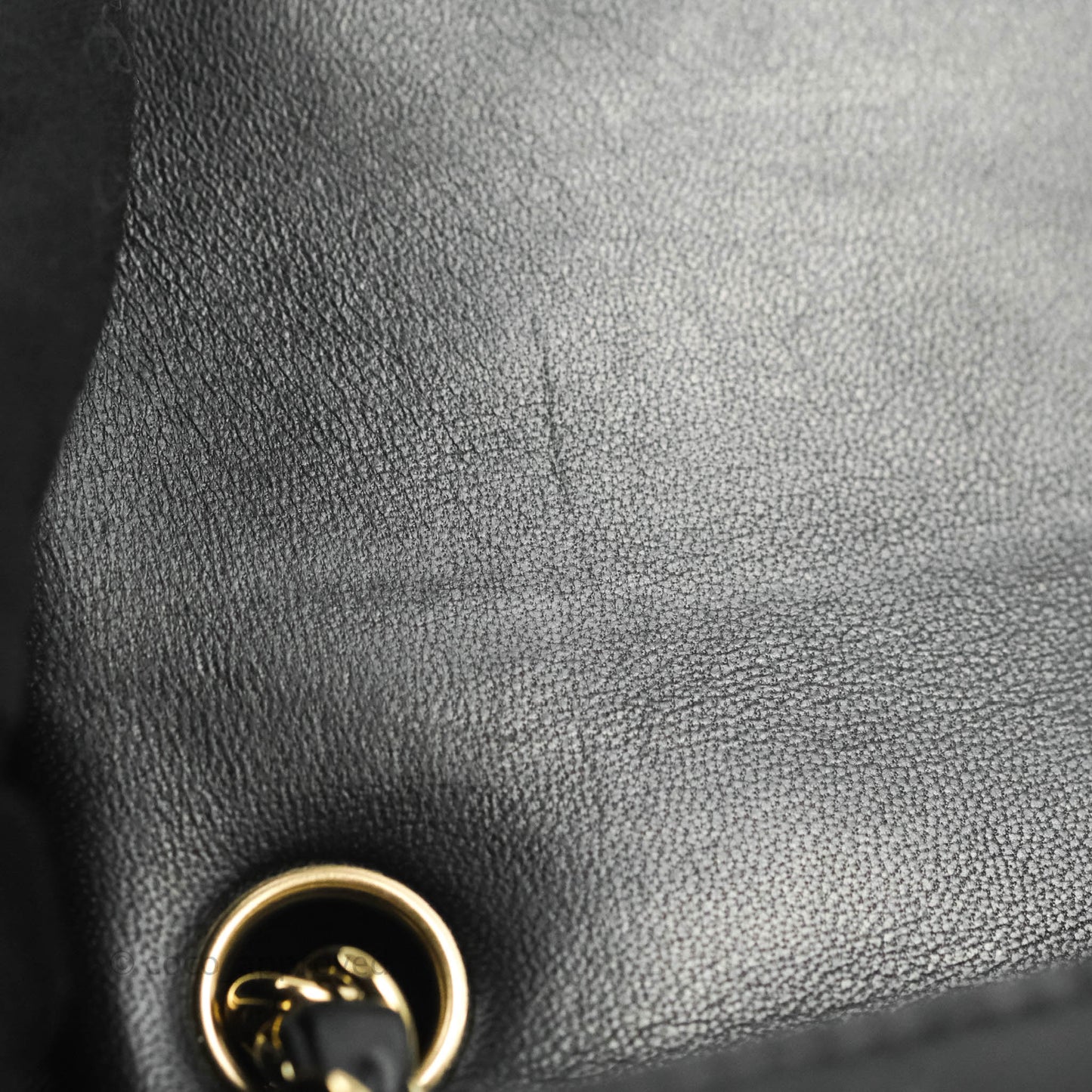 Chanel Mini Square Black Lambskin Gold Hardware