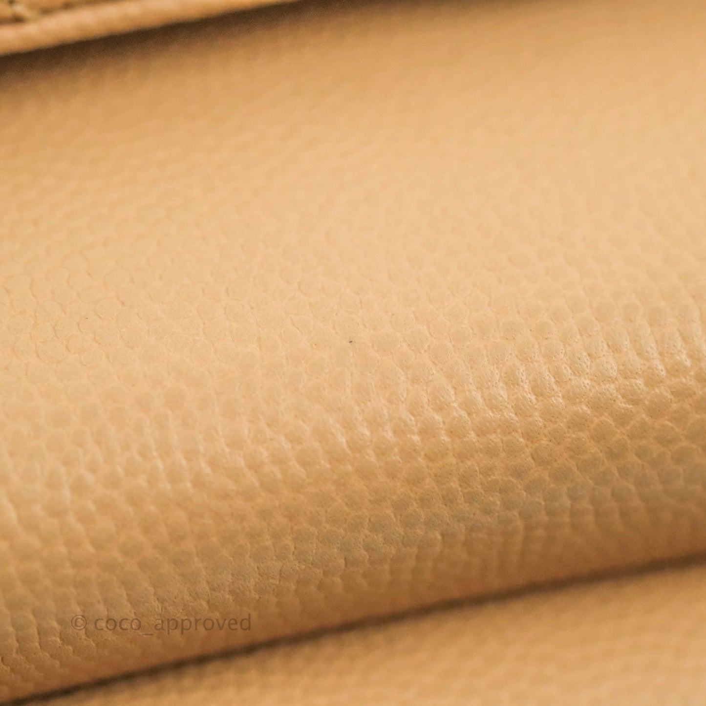 Chanel Quilted Small Business Affinity Flap Beige Caviar Gold Hardware