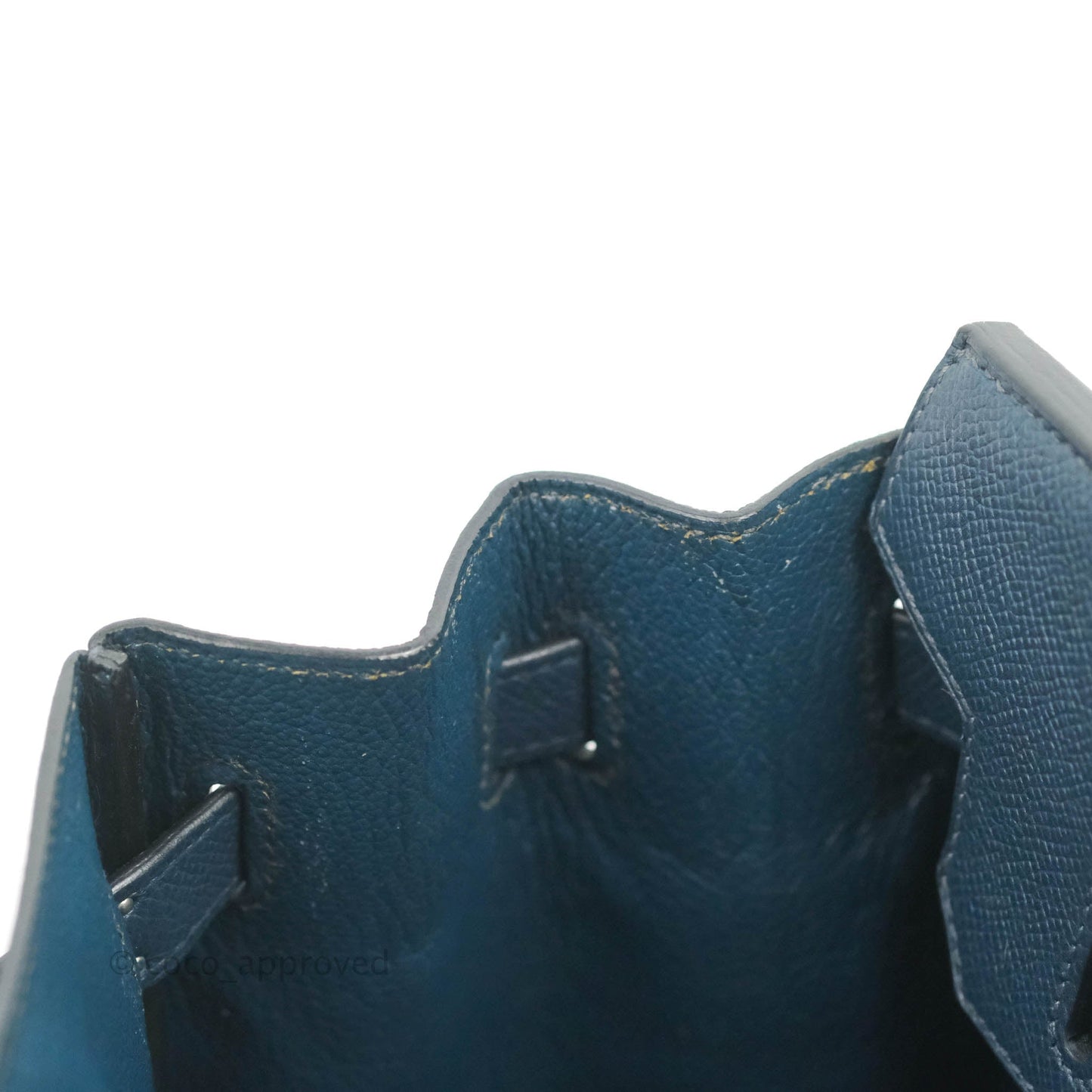Hermès Birkin 30 Navy Epsom Silver Hardware