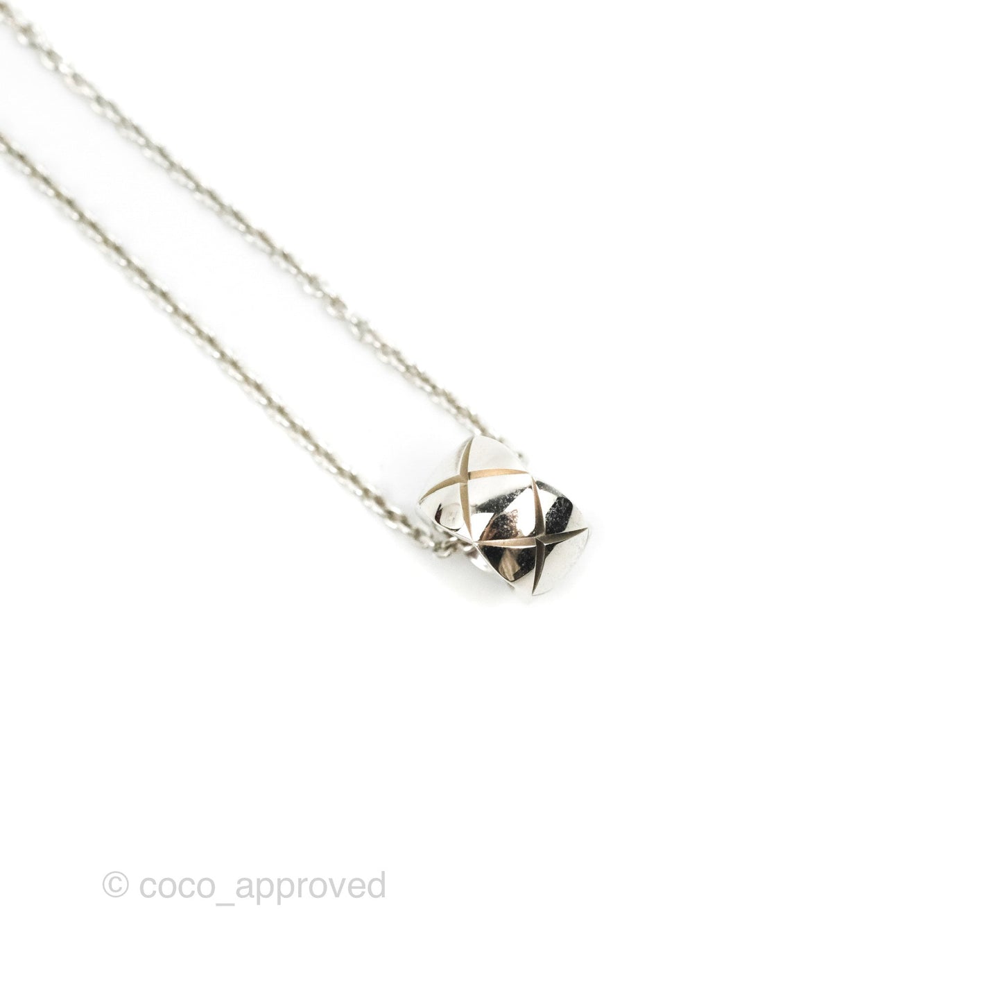 Chanel Coco Crush Necklace 18K White Gold