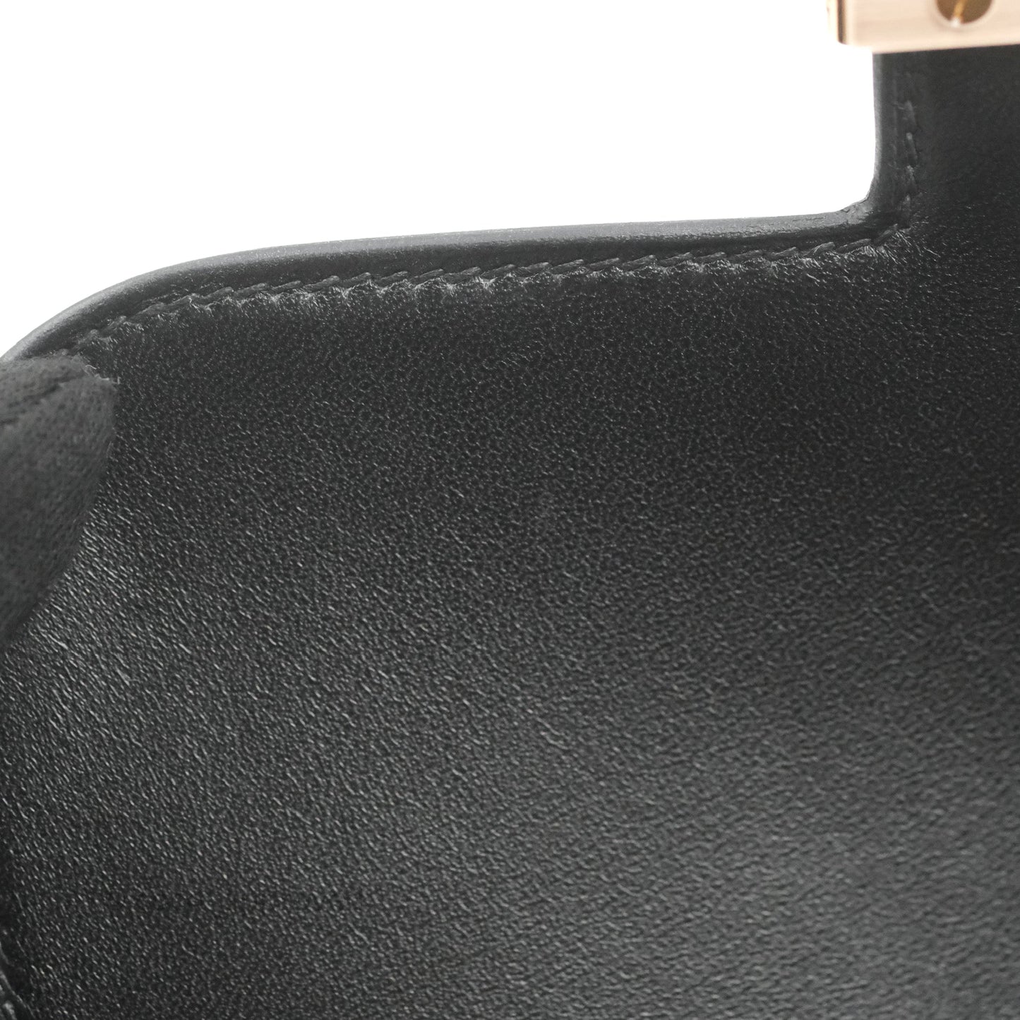 Hermès Constance Mini 18cm Black Epsom Rose Gold Hardware