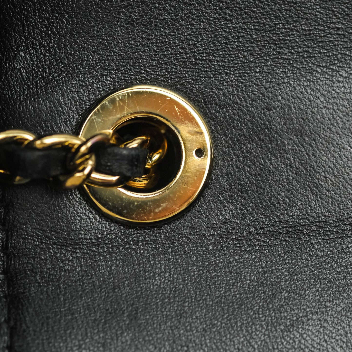 Chanel Mini Quilted Trendy CC Clutch With Chain Black Lambskin Gold Hardware