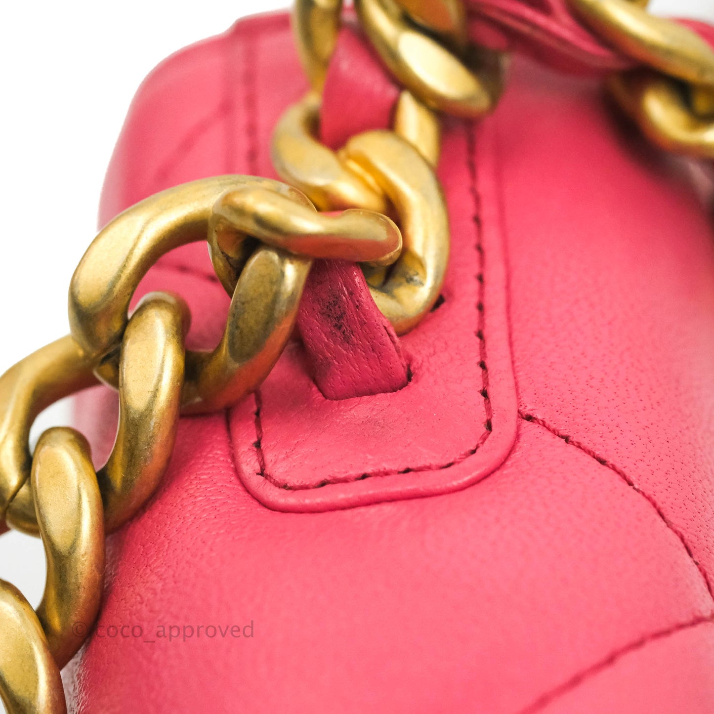 Chanel 19 Wallet on Chain WOC Pink Mixed Hardware