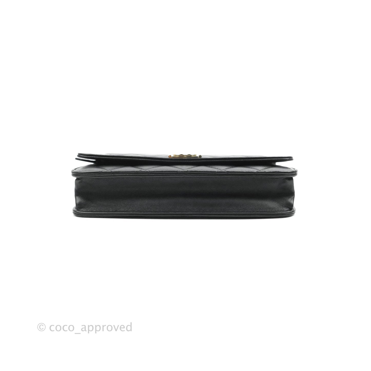 Chanel Boy Wallet on Chain WOC Black Lambskin Gold Hardware