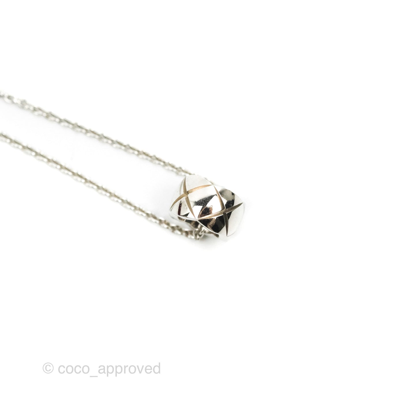 Chanel Coco Crush Necklace 18K White Gold