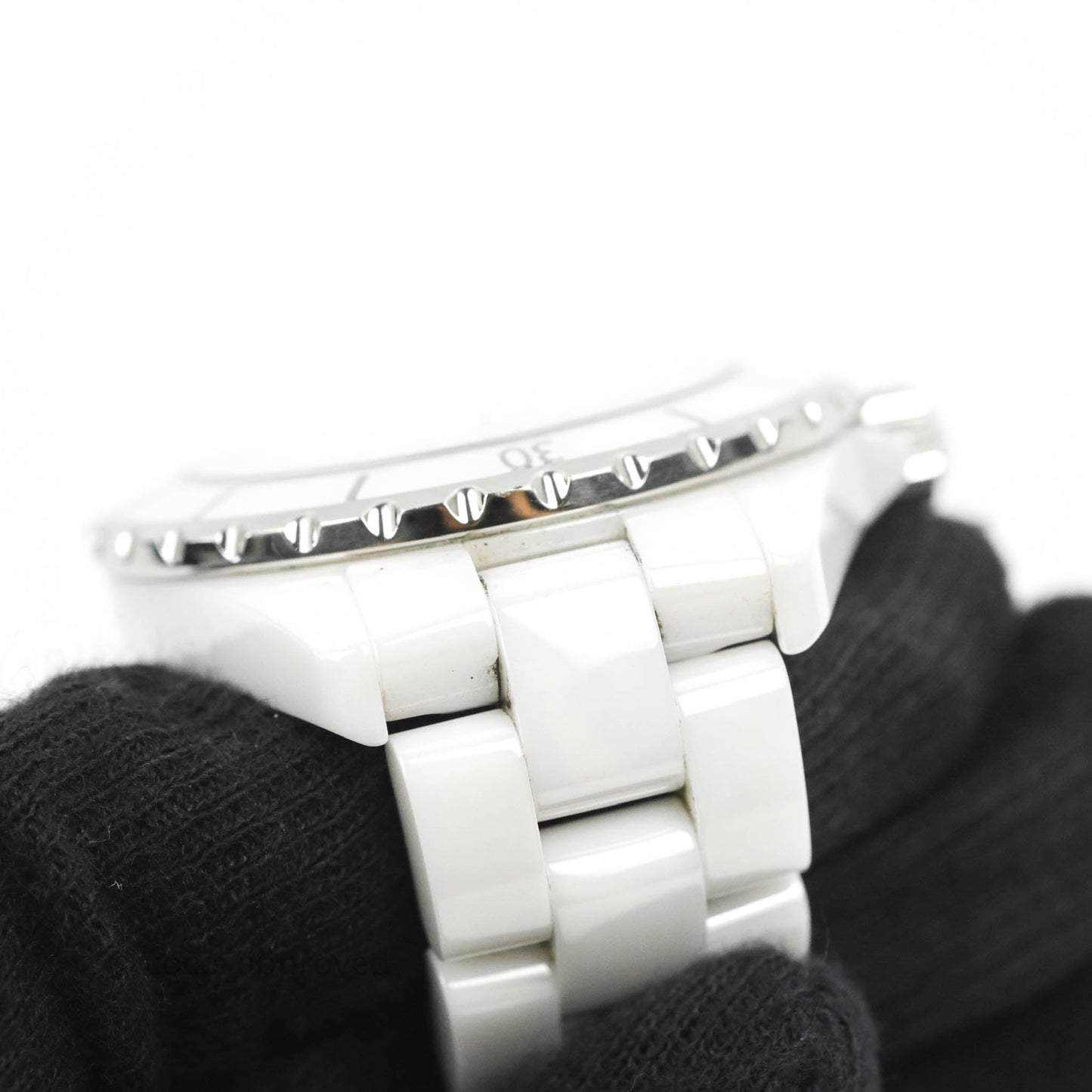 CHANEL J12 Automatic White Dial White Ceramic Strap Women's Watch