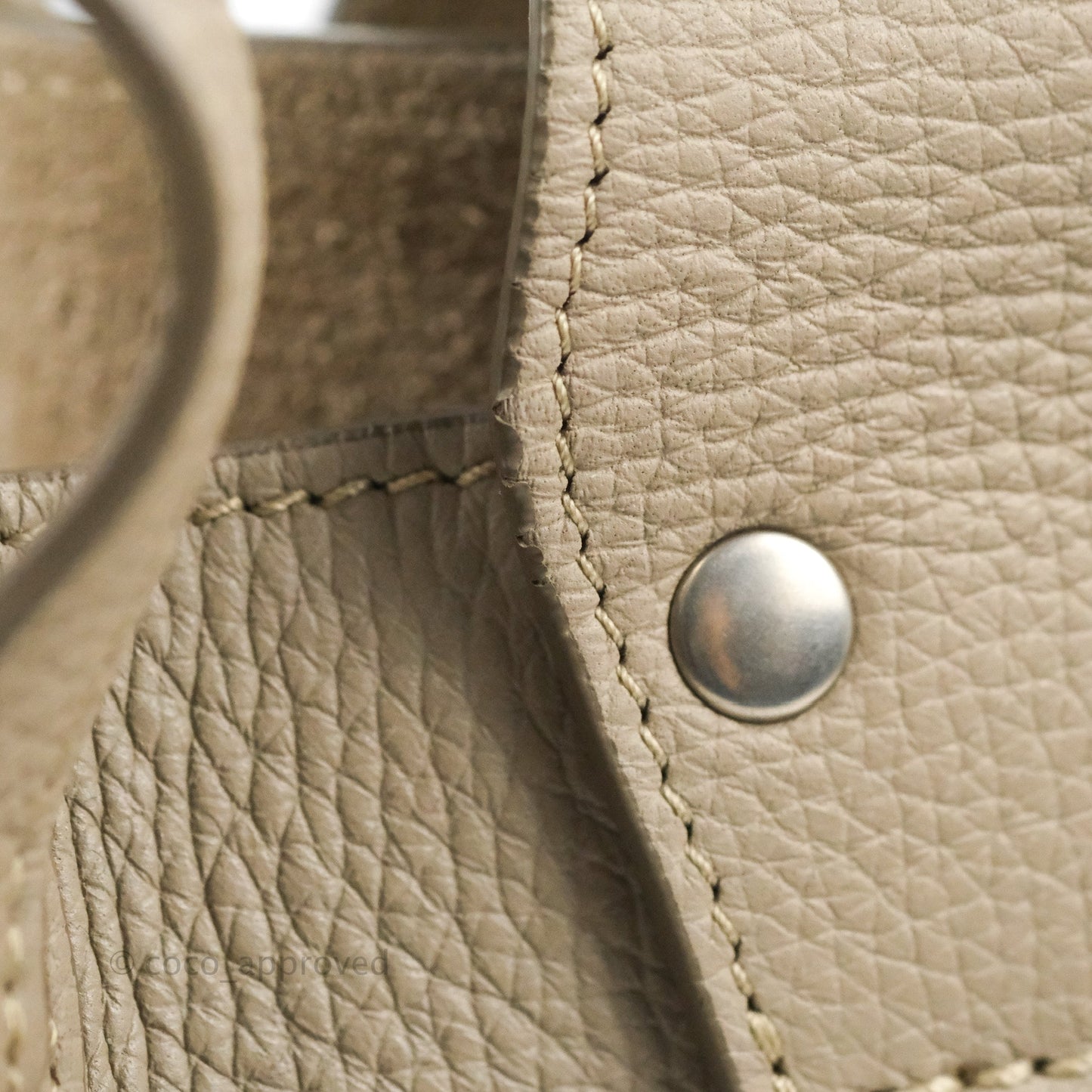 Celine Small Big Bag Light Taupe Supple Grained Leather Silver Hardware