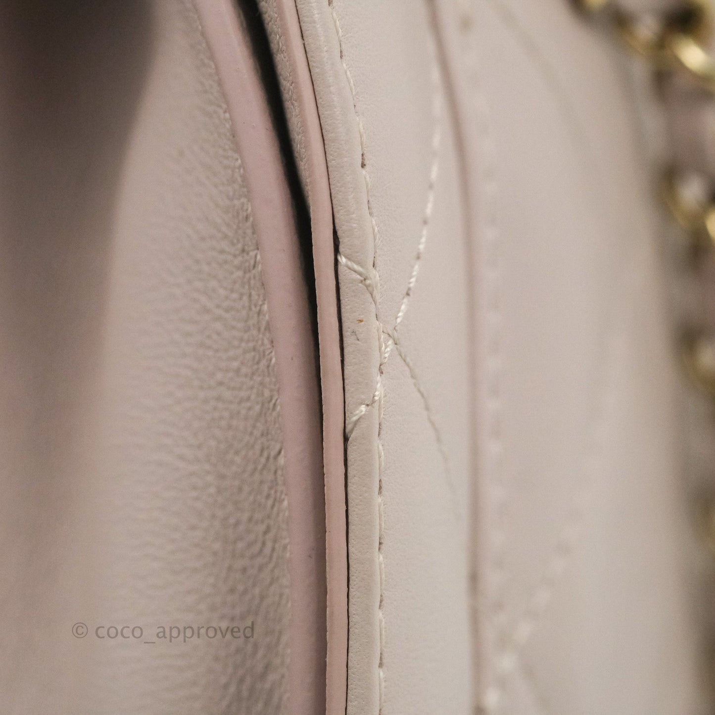 Chanel Small Coco Lady Quilted Flap Bag With Top Handle Light Pink Calfskin Gold Hardware