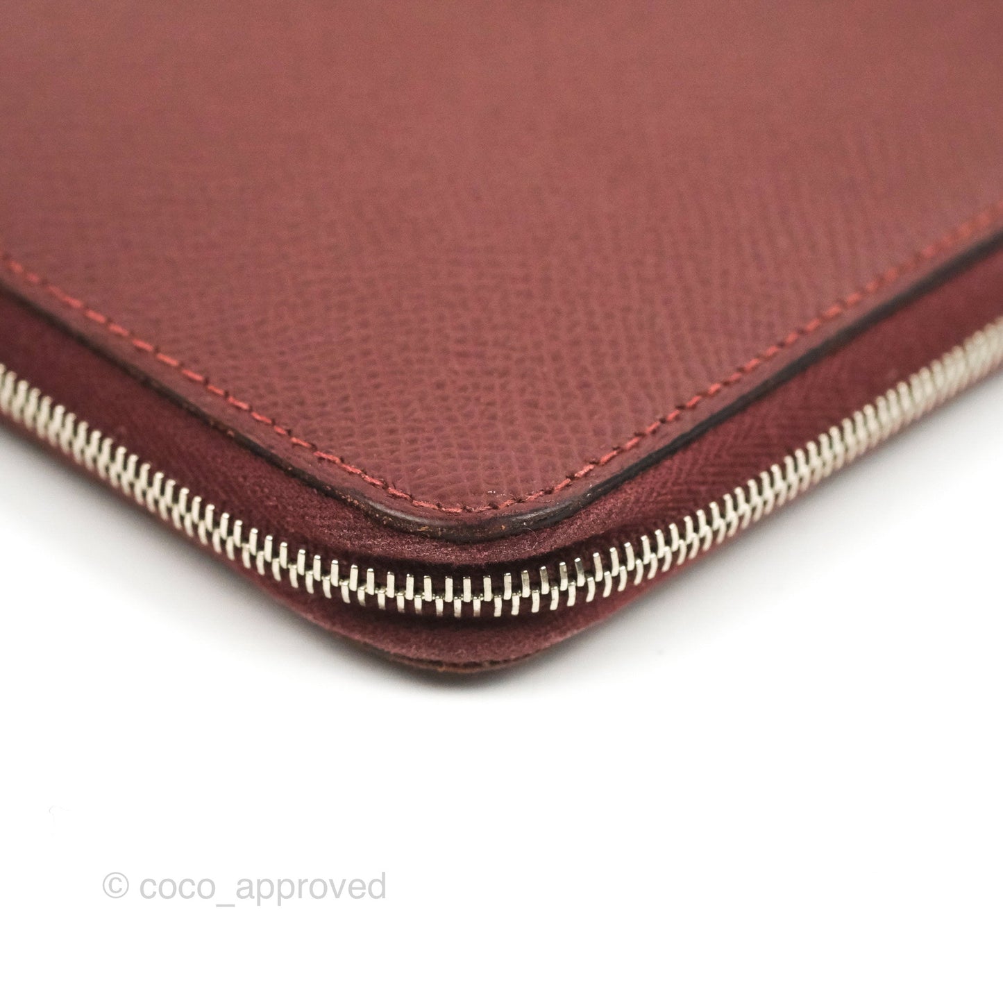Hermès Silk'In Classique Long Wallet Rouge H Epsom