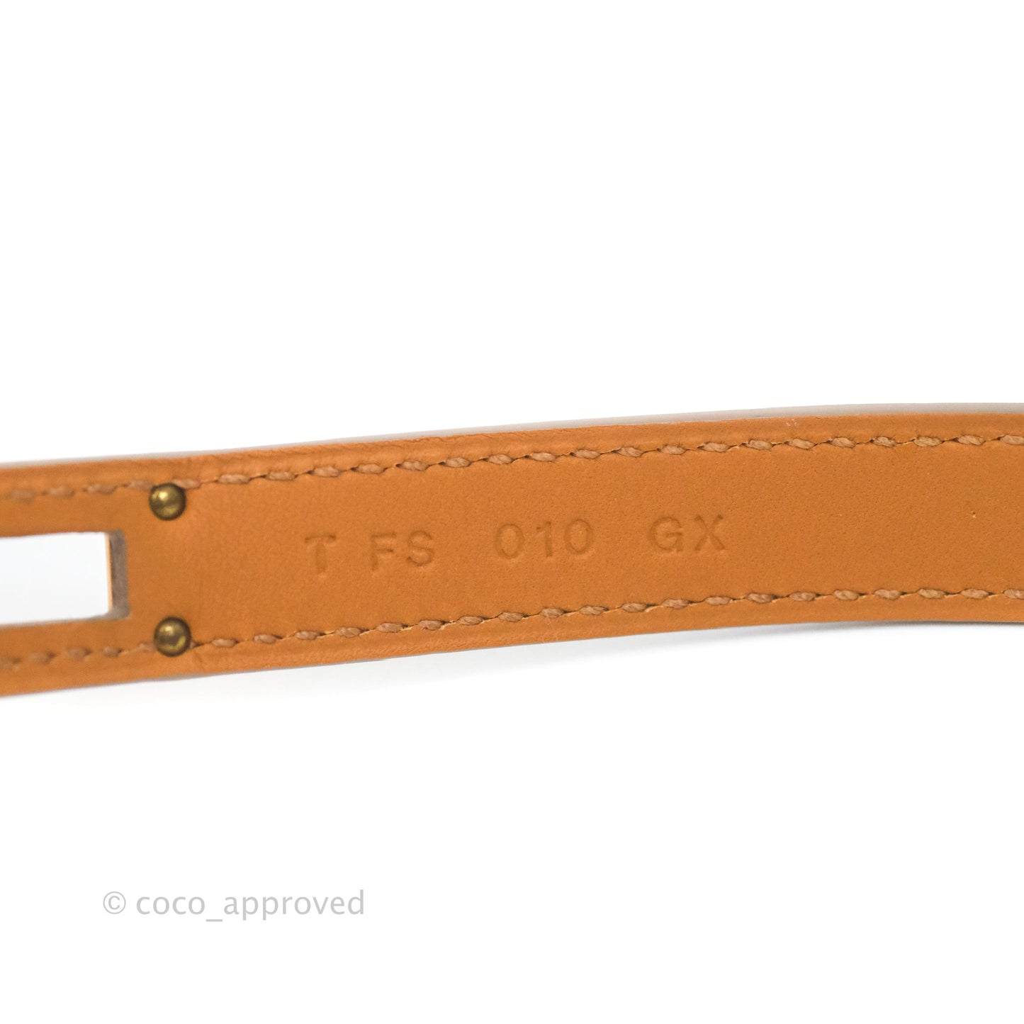 Hermès Kelly Double Tour Bracelet Craie Swift Rose Gold Hardware