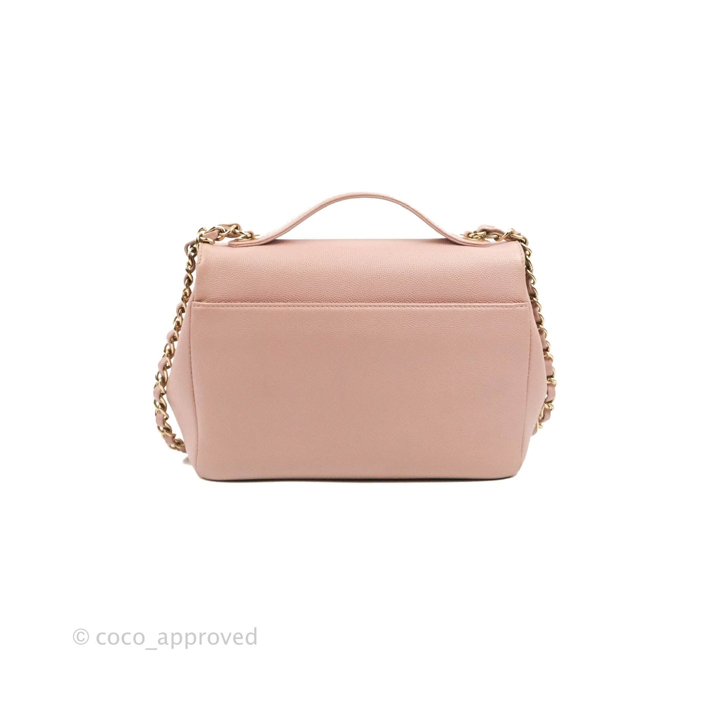 Chanel Quilted Medium Business Affinity Flap Pink Caviar Gold Hardware