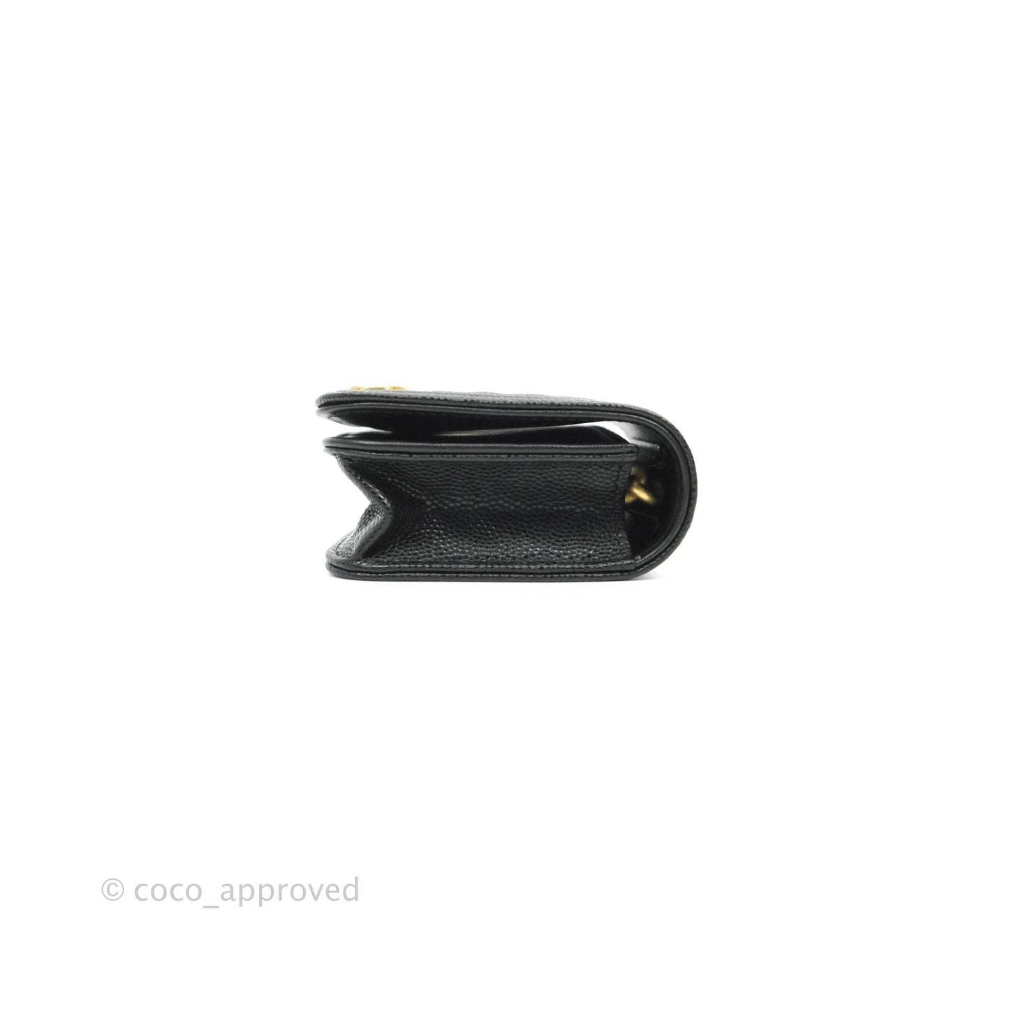 Chanel Quilted Belt Boy Bag Black Caviar Chevron Flap Waist