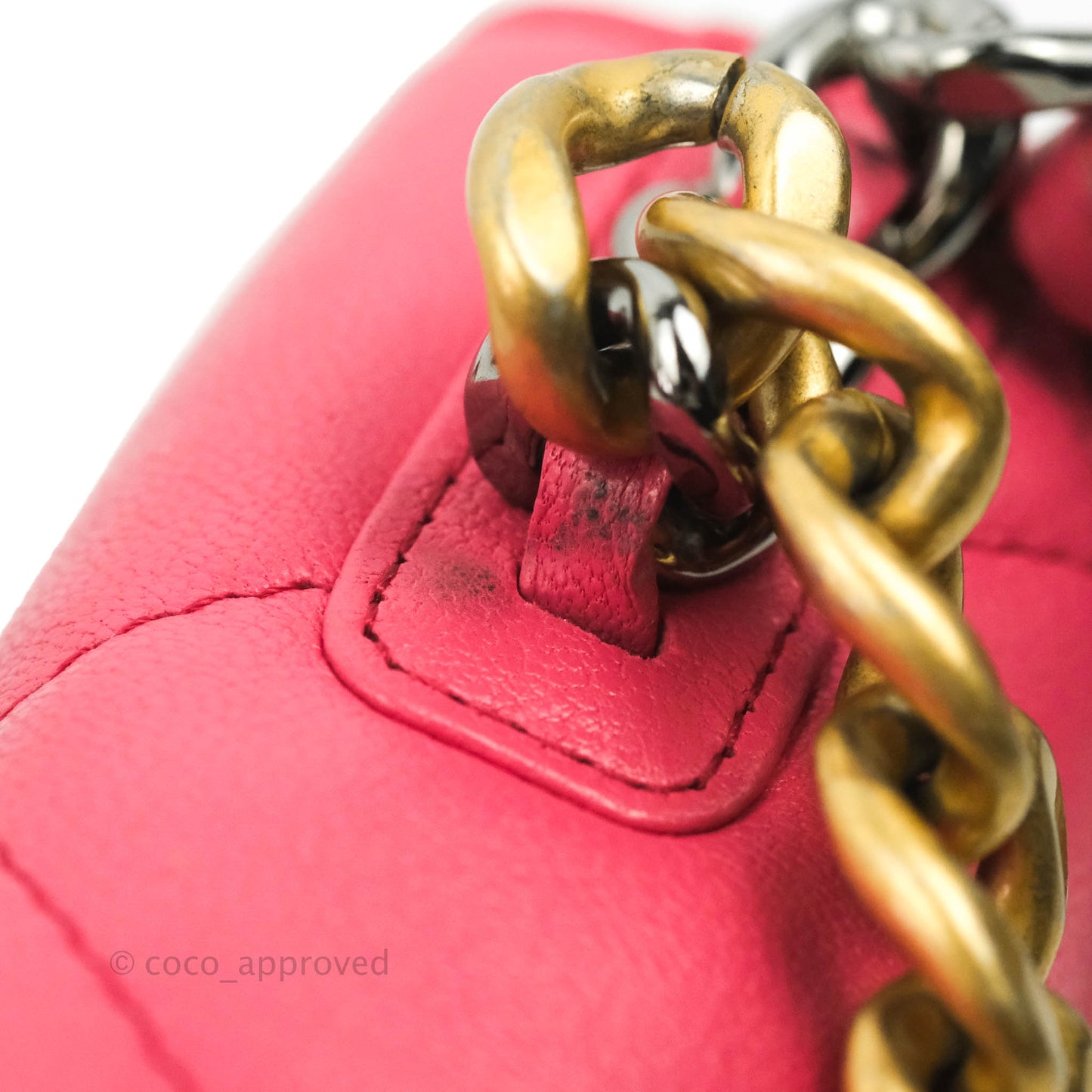 Chanel 19 Wallet on Chain WOC Pink Mixed Hardware
