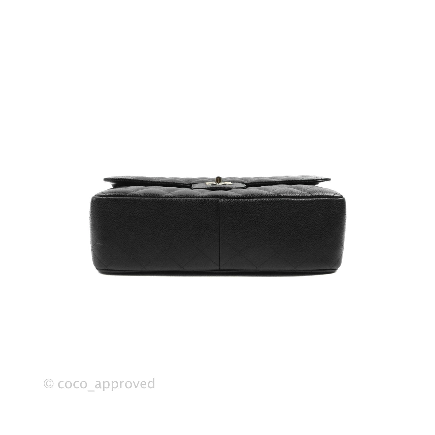 Chanel Jumbo Double Flap Black Caviar Silver Hardware⁣⁣