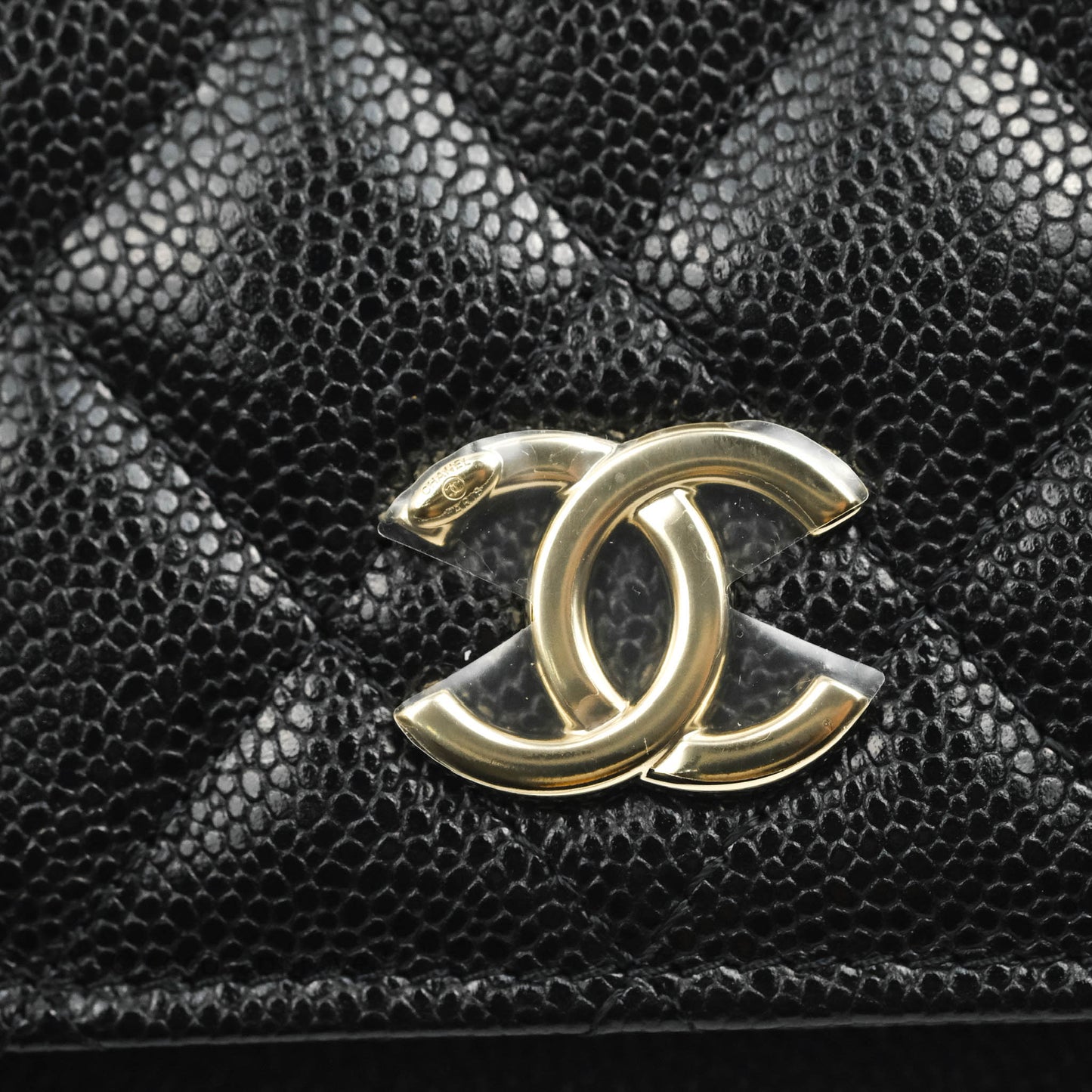 Chanel Business Affinity Clutch With Chain Black Caviar Gold Hardware