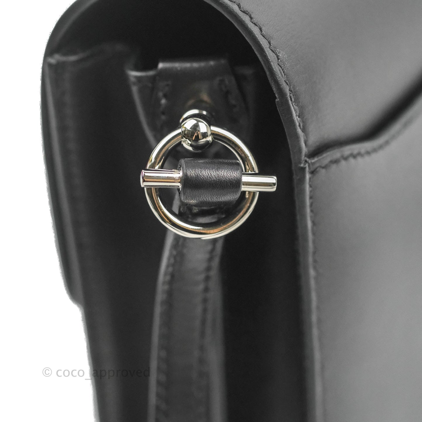Hermès Roulis Mini 18 Black Swift Palladium Hardware