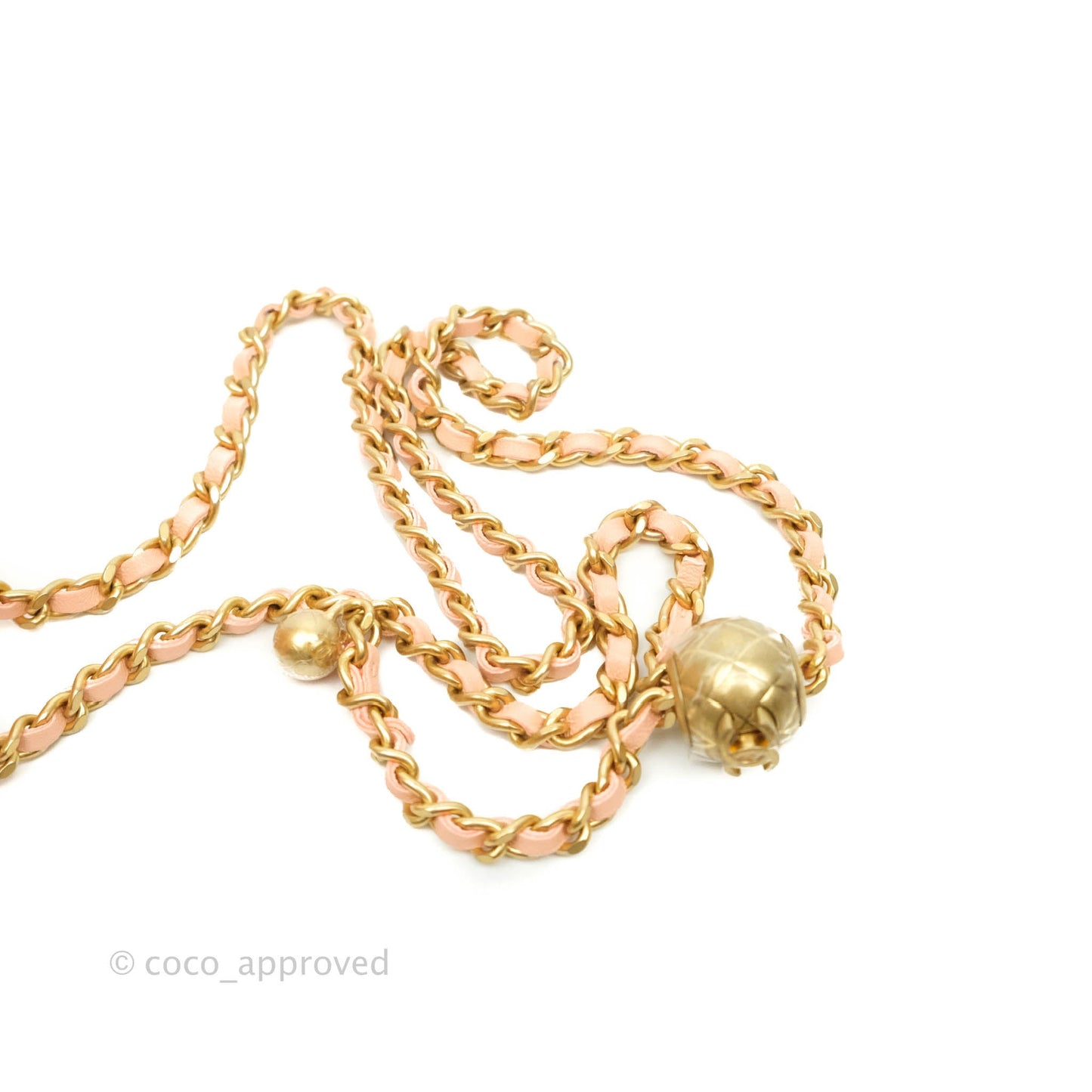 Chanel Classic Mini Pearl Crush Vanity With Chain Pink Lambskin Aged Gold Hardware