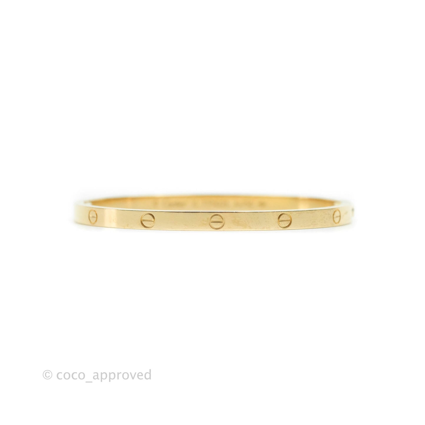 Cartier Small Love Bracelet Yellow Gold