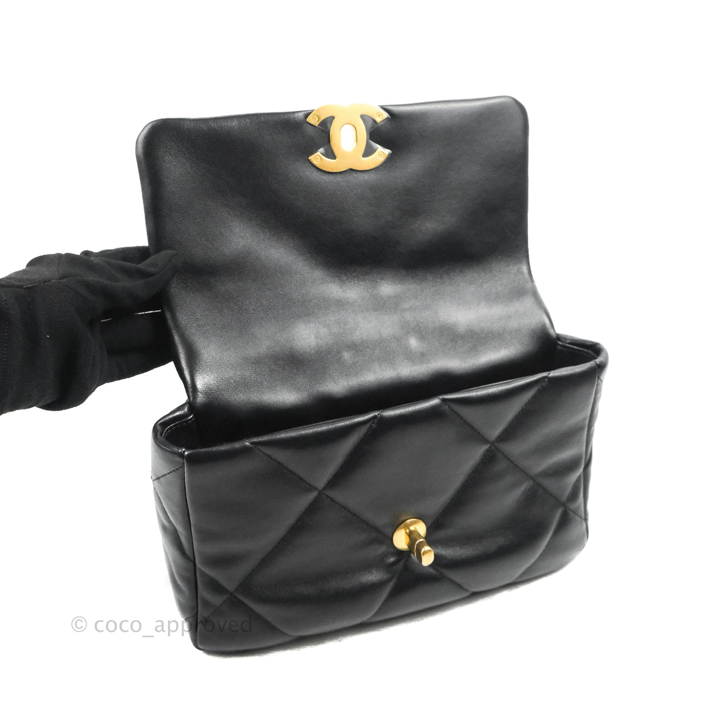 Chanel 19 Small Black Mixed Hardware