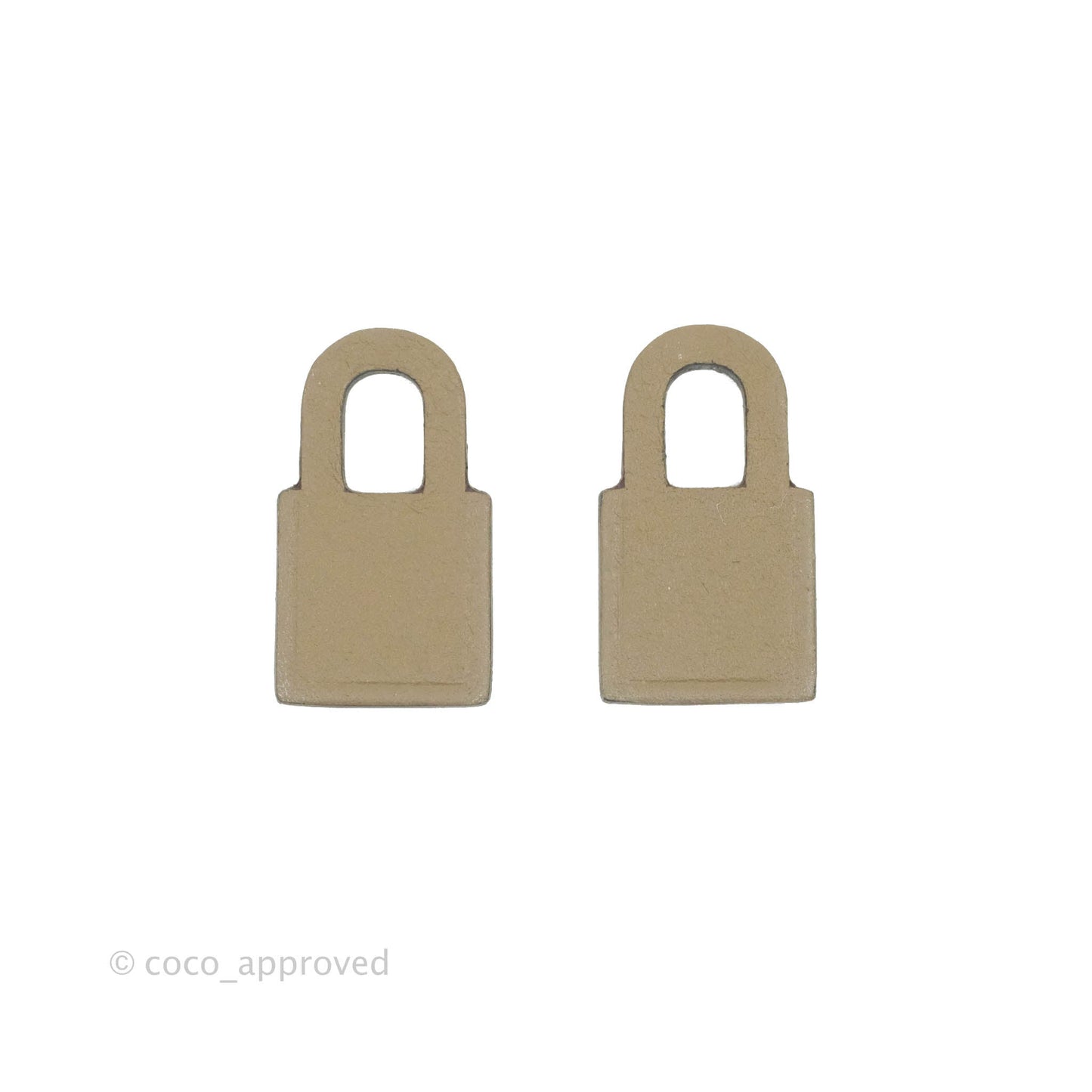 Hermès O'Kelly Earrings Etoupe Swift Rose Gold Hardware