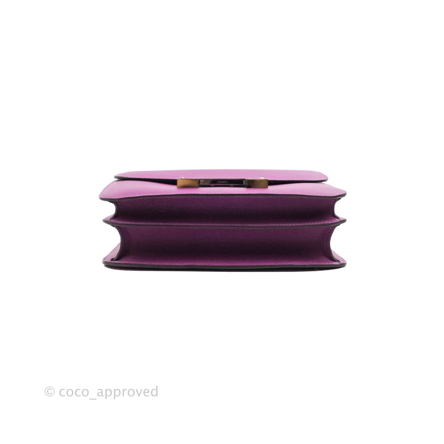 Hermès Constance 24 Anemone Evercolor Palladium Hardware