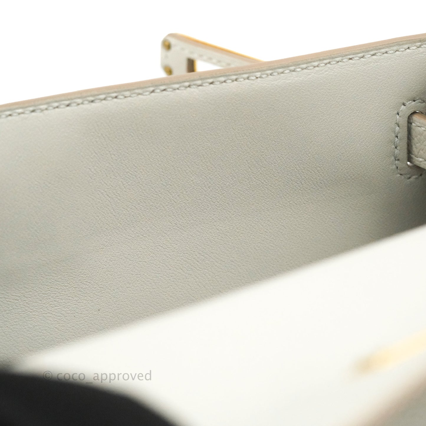 Hermès Kelly Danse II Bag Gris Perle 80 Evercolor Gold Hardware