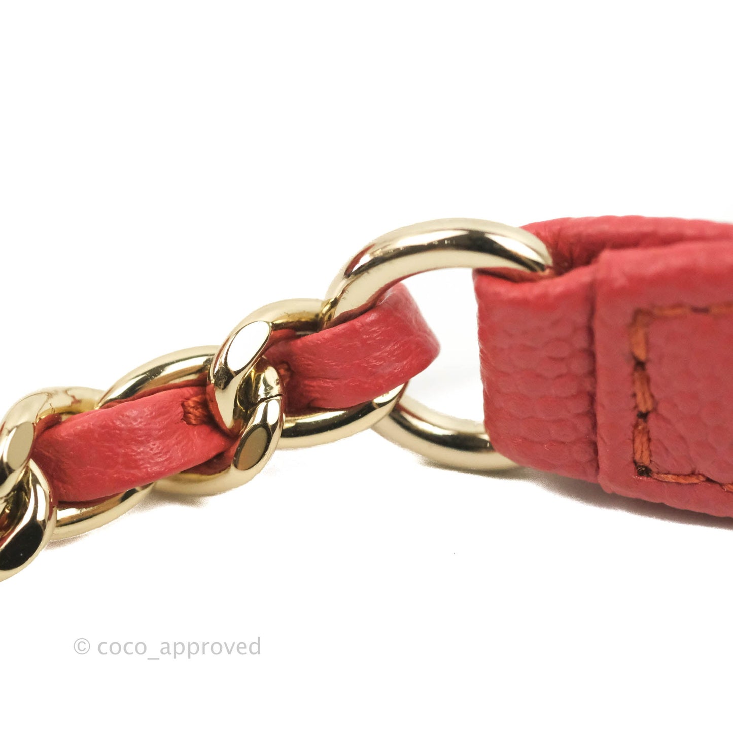 Chanel Quilted Small Business Affinity Flap Red Caviar Gold Hardware